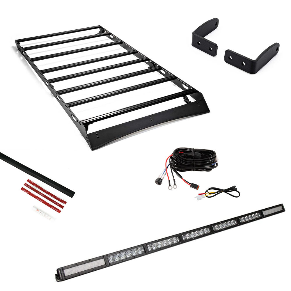 Sherpa Crestone Roof Rack + Diode Dynamics Light Bar Bundle 4Runner (2010-2024)