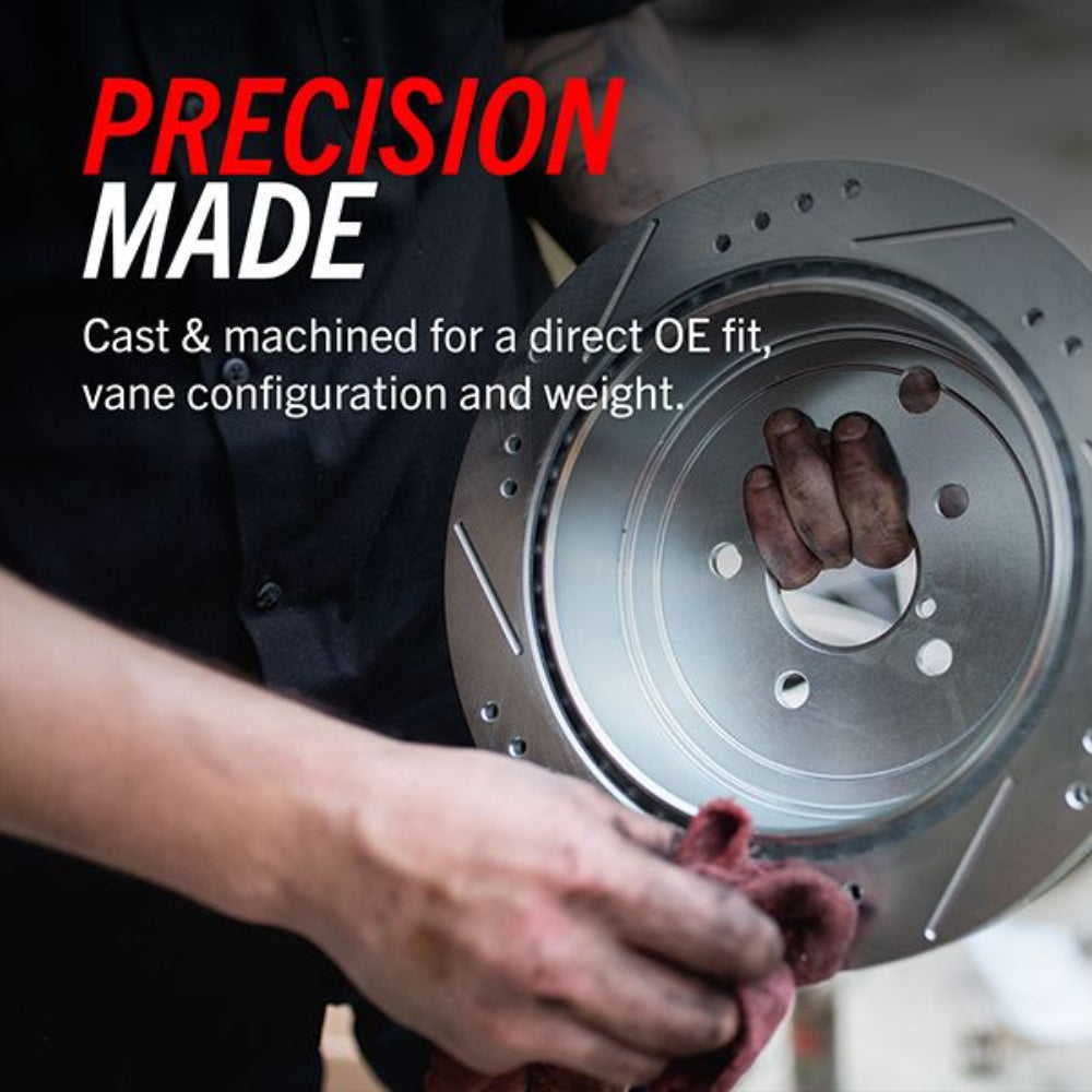 Evolution Drilled, Slotted & Zinc Plated Rotors Tundra (2022+)