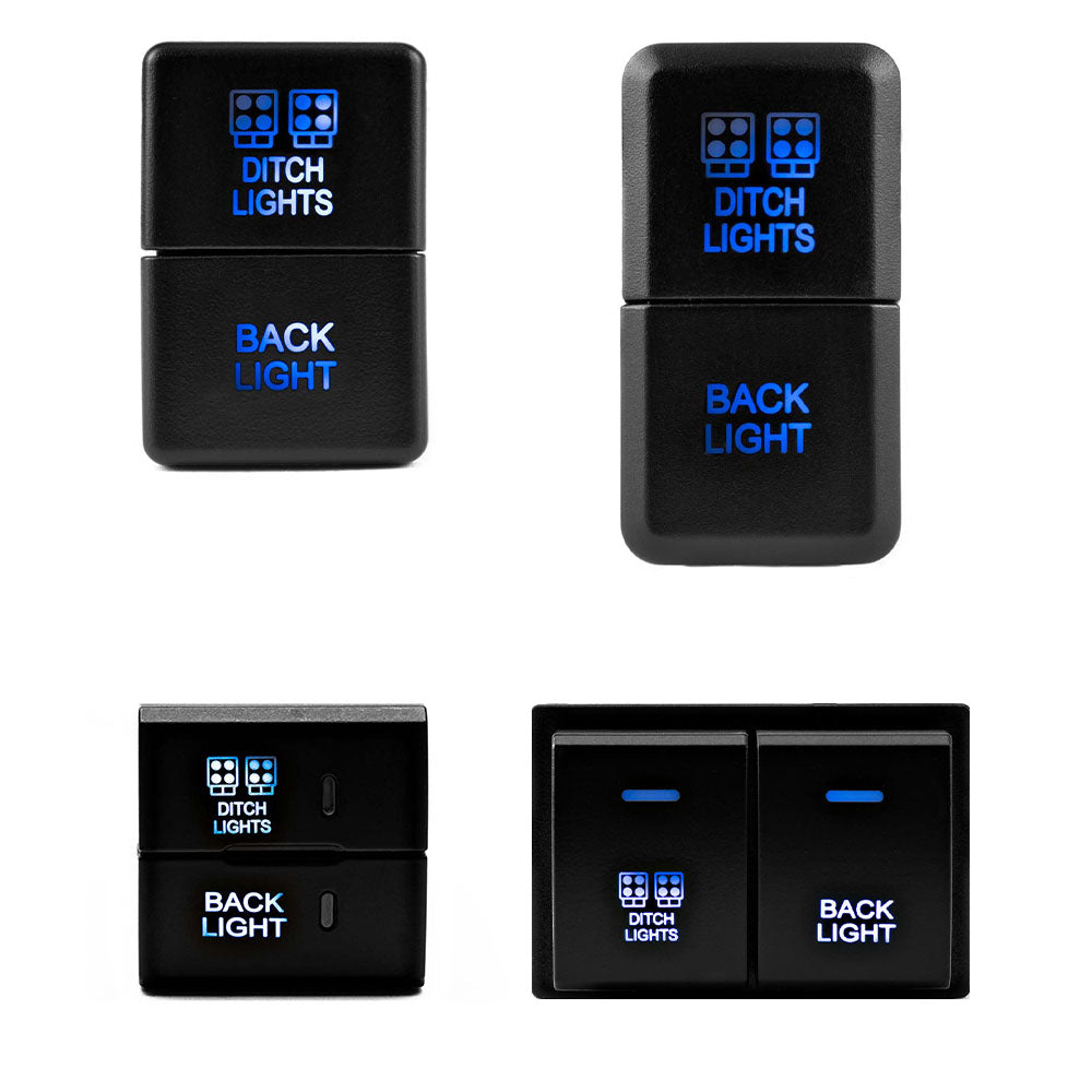 Ditch Light & Backlight Dual Function Switch 4Runner (2010+) & Tacoma