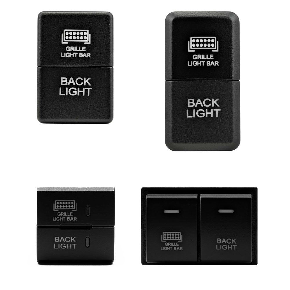 Grille Light Bar & Backlight Dual Function Switch 4Runner (2010+) & Tacoma (2016+) & Tundra (2007+) & Sequoia (2023+) & Land Cruiser (2024+)
