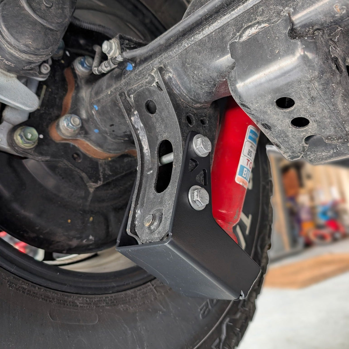 NYTOP rear shock mount skid plate for 2022+ Toyota Tundra and 2023+ Toyota Sequoia