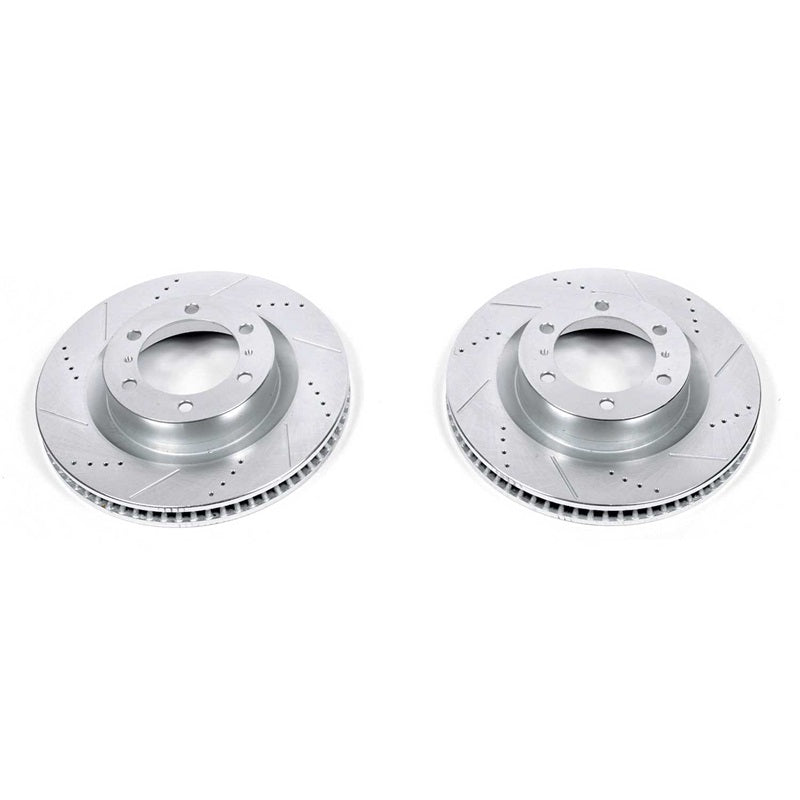 Evolution Drilled, Slotted & Zinc Plated Rotors 4Runner (2010-2024)