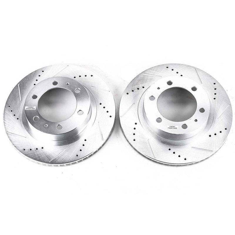 Evolution Drilled, Slotted & Zinc Plated Front Rotors Tacoma (2016-2023)