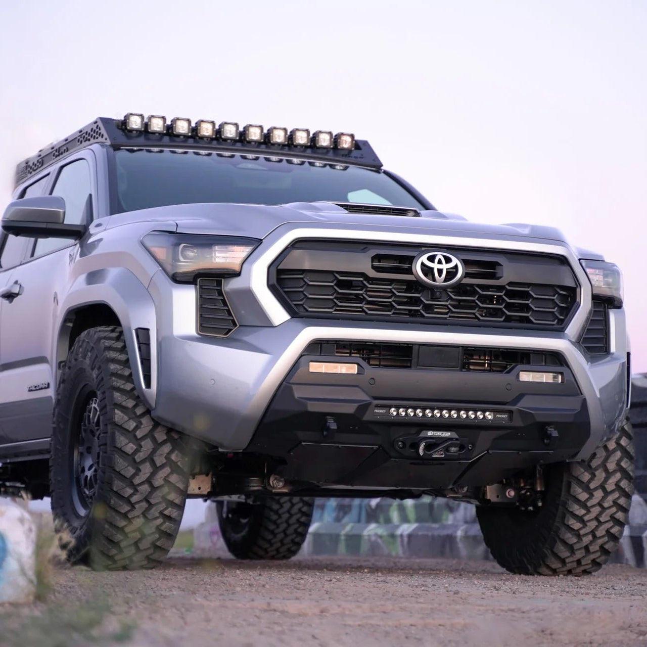 Stealth Center Mount Winch Front Bumper Tacoma (2024+)