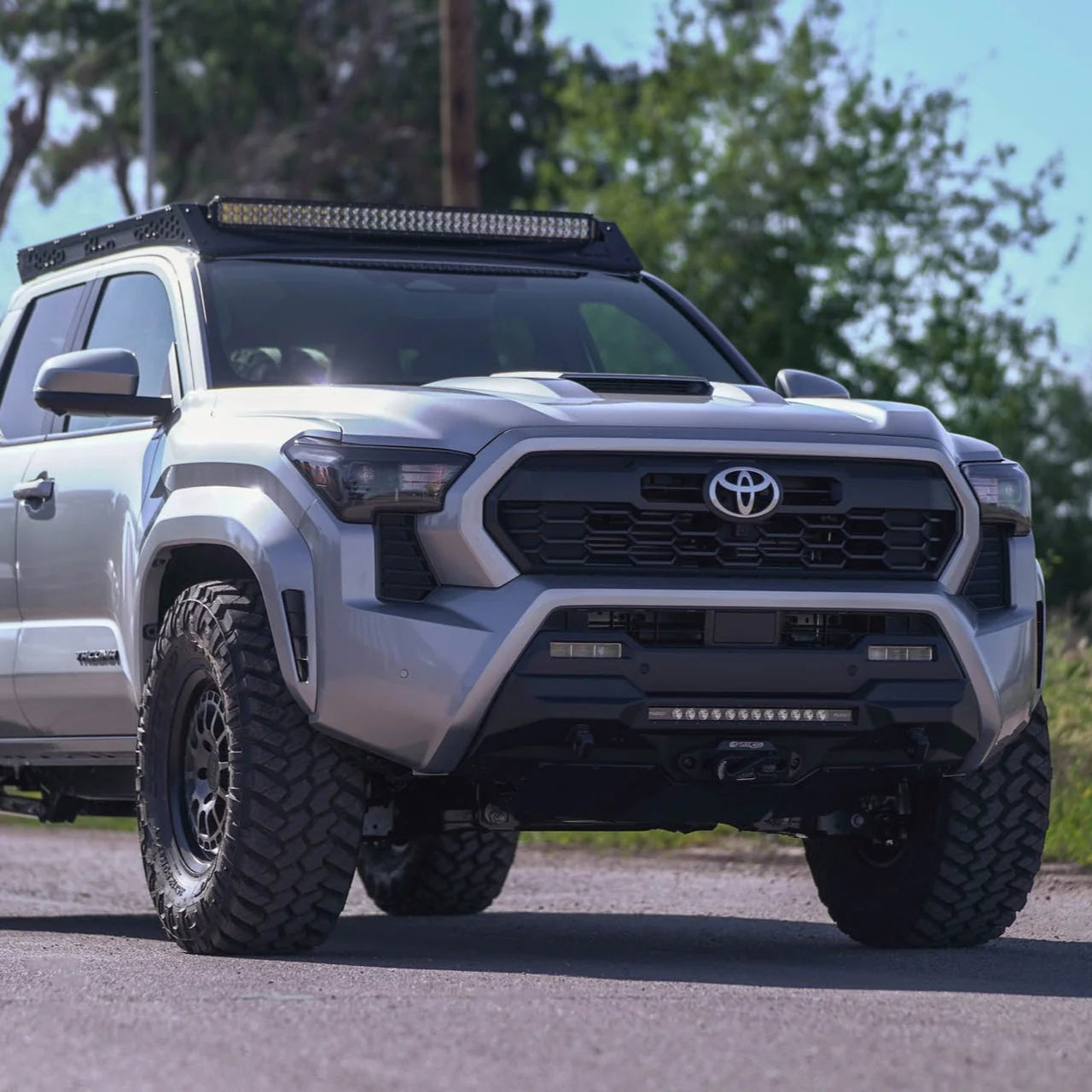 Stealth Center Mount Winch Front Bumper Tacoma (2024+)