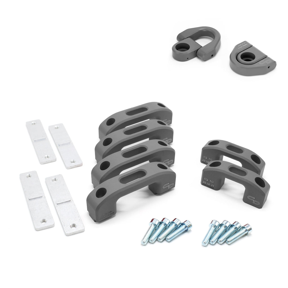 Charvonia Design Complete Billet Tie-Down System for 2016+ Toyota Tacoma