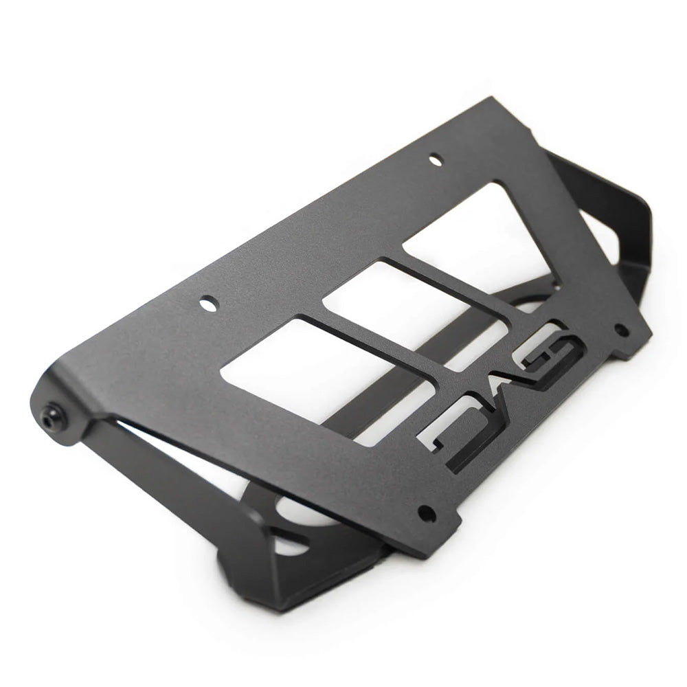 Fairlead Mounted Flip Up License Plate Bracket