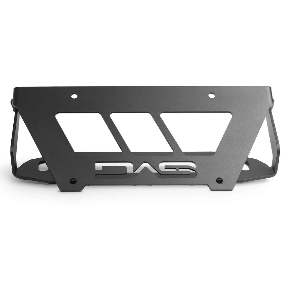 Fairlead Mounted Flip Up License Plate Bracket