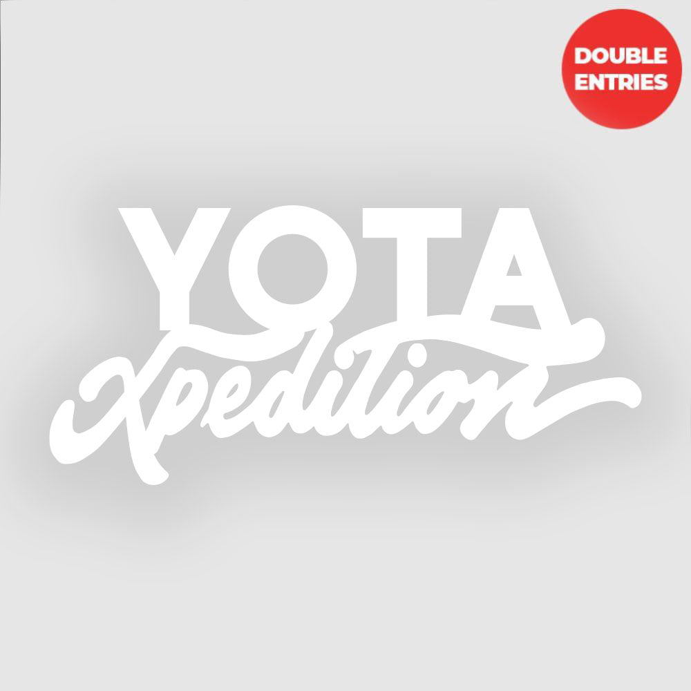 Yota Xpedition Script Sticker