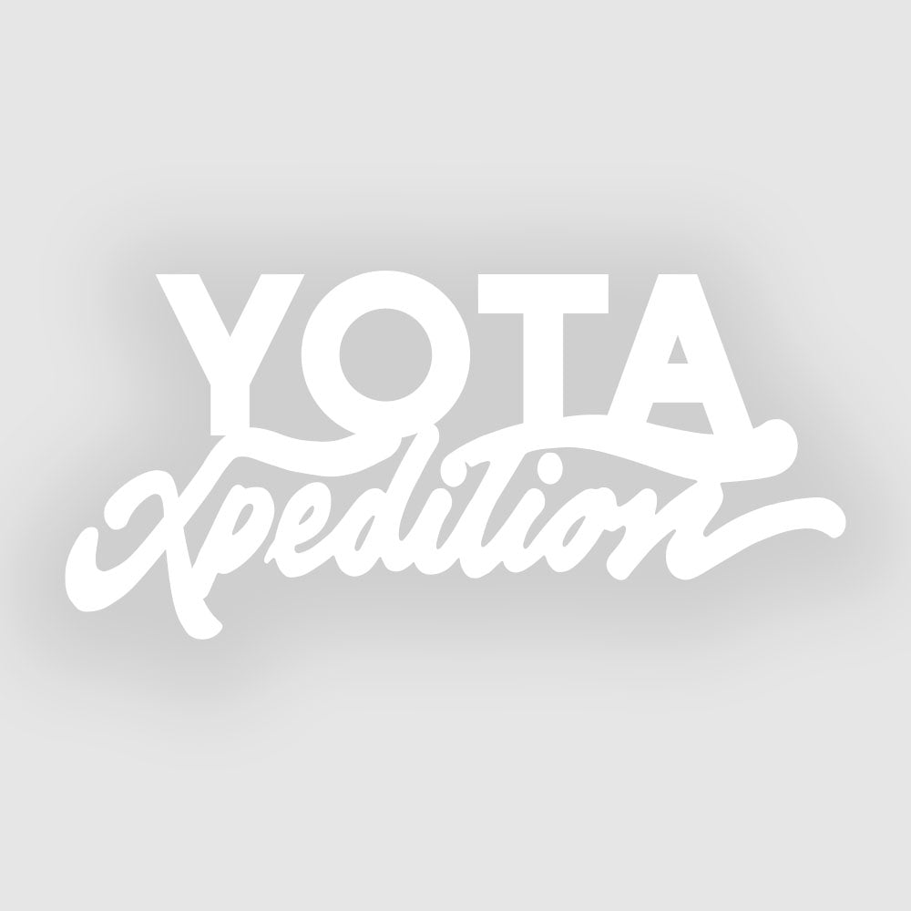 Yota Xpedition Script Sticker