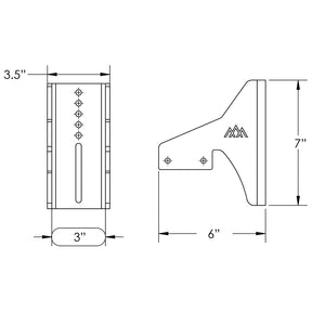 HD Awning Brackets for DRIFTR Roof Racks