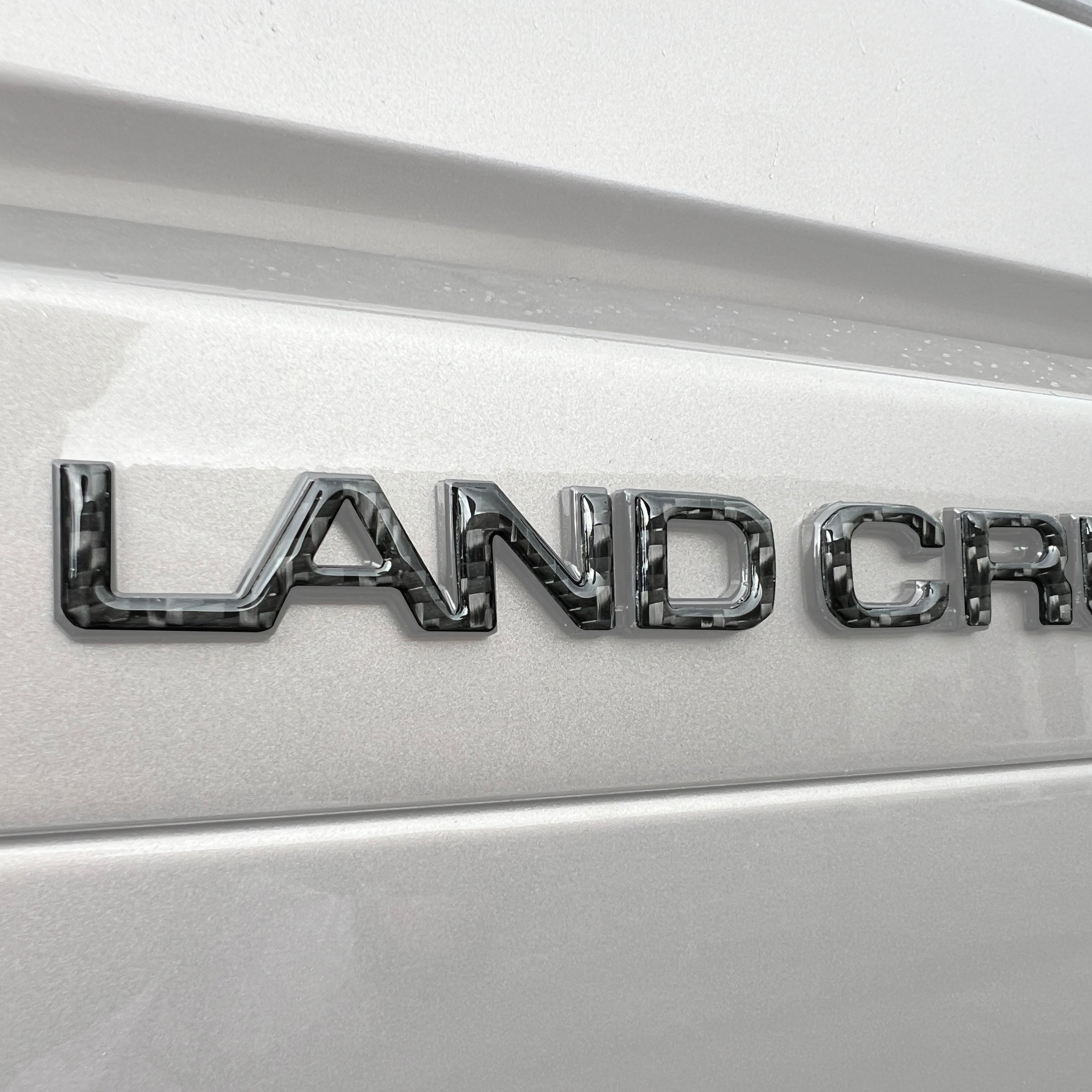 Rear Liftgate Letter Overlays Land Cruiser (2024+)