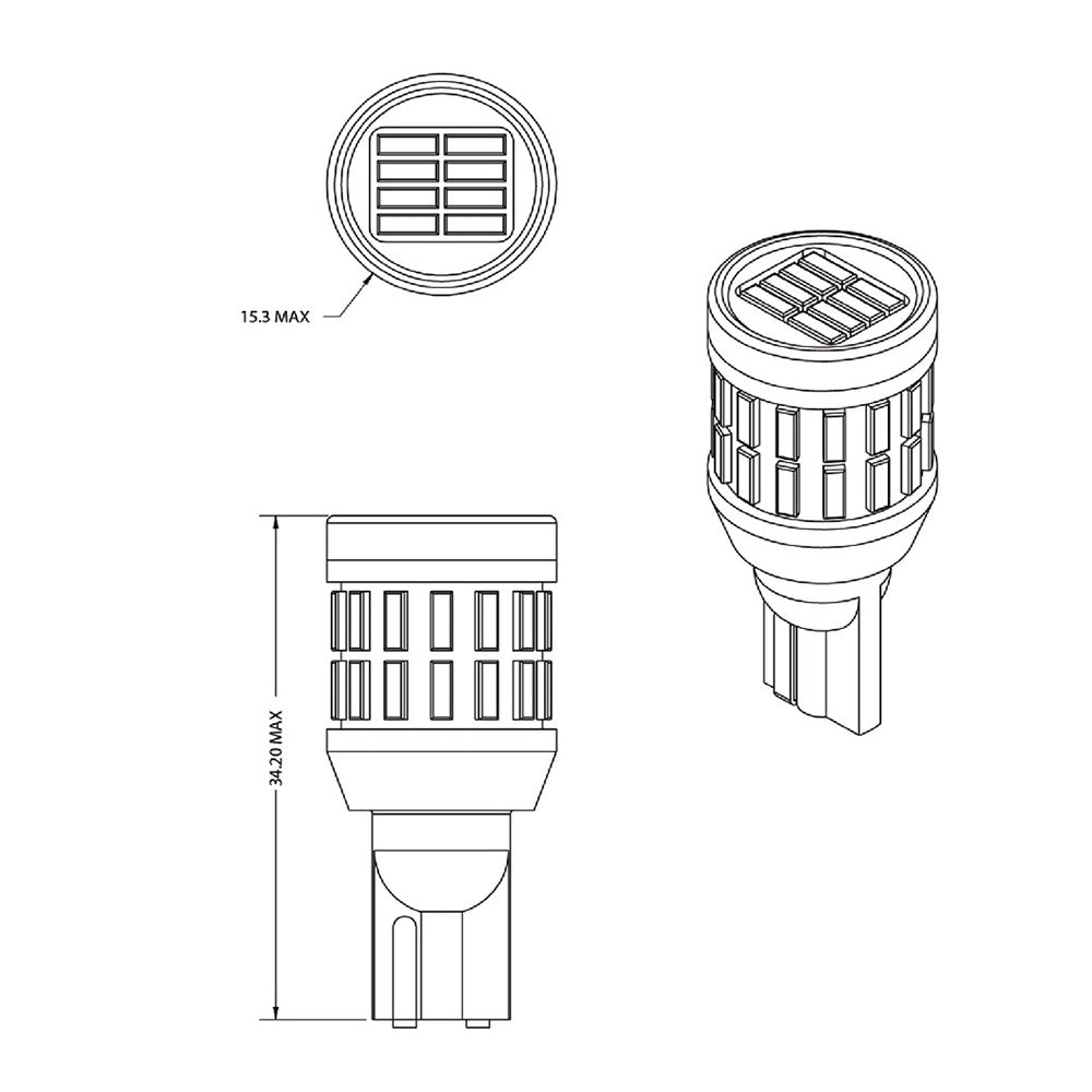 LED Reverse Light Bulbs 4Runner (2010-2024)