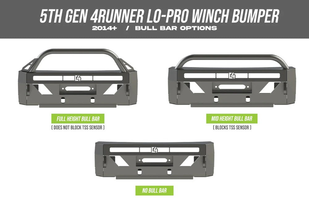 Lo Pro Winch Front Bumper 4Runner (2014-2024)