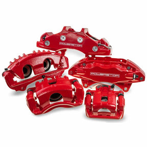 Red Power Coated Front Calipers Tacoma (2016-2023)