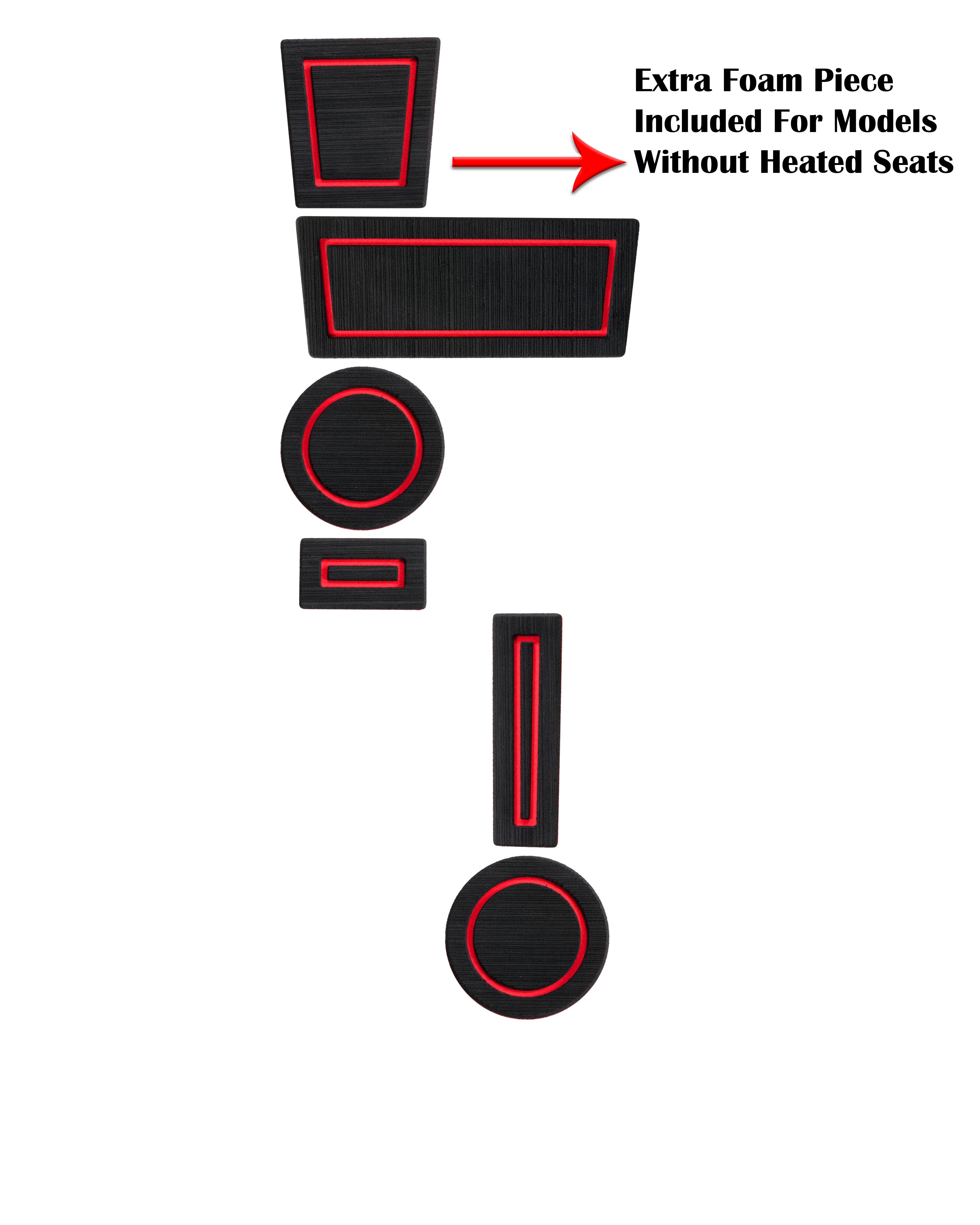 FOAM Cup Holder Inserts 4Runner (2010-2024)