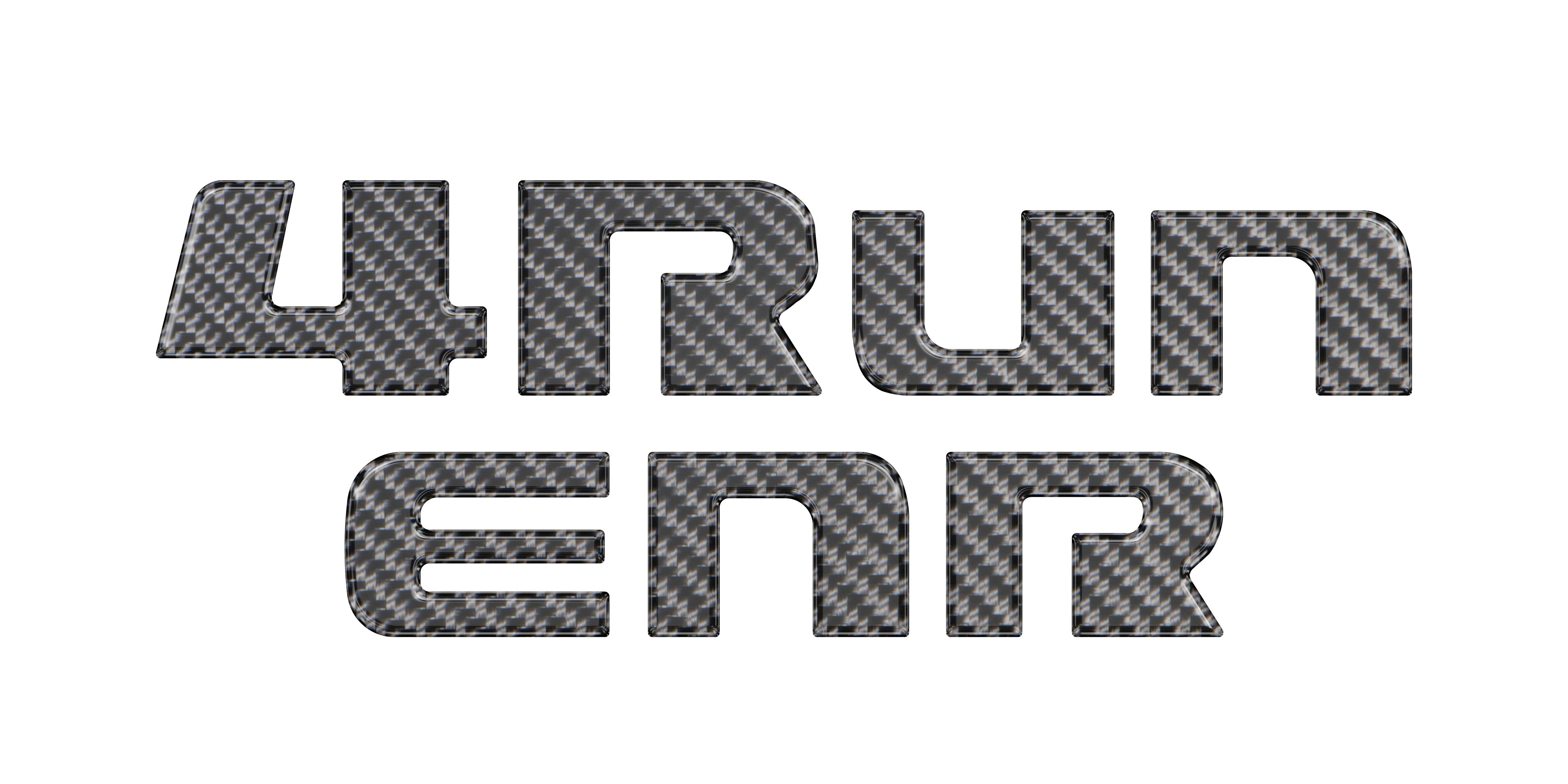 Rear Hatch Letter Overlays 4Runner (2010-2024)