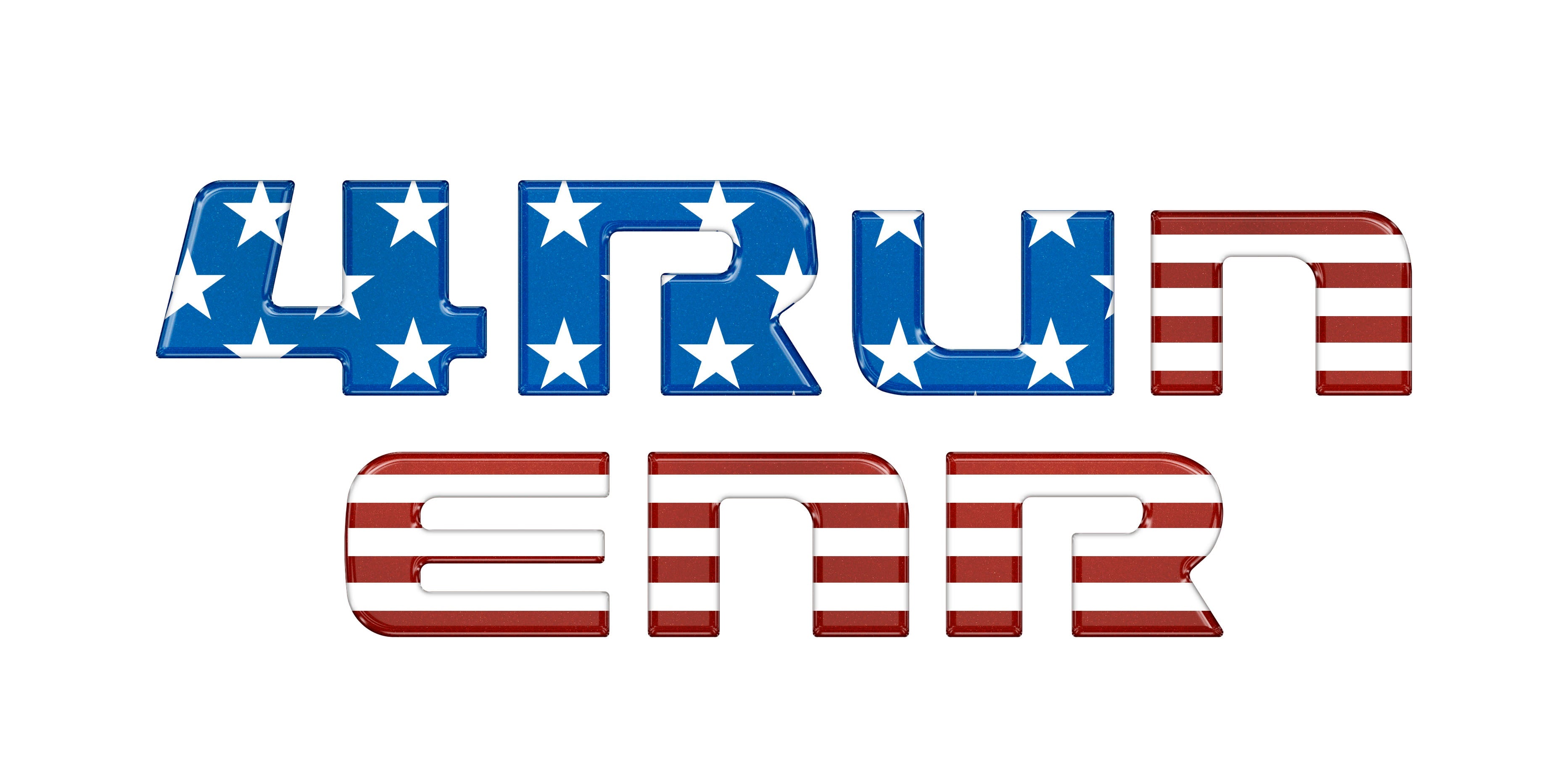 Rear Hatch Letter Overlays 4Runner (2010-2024)