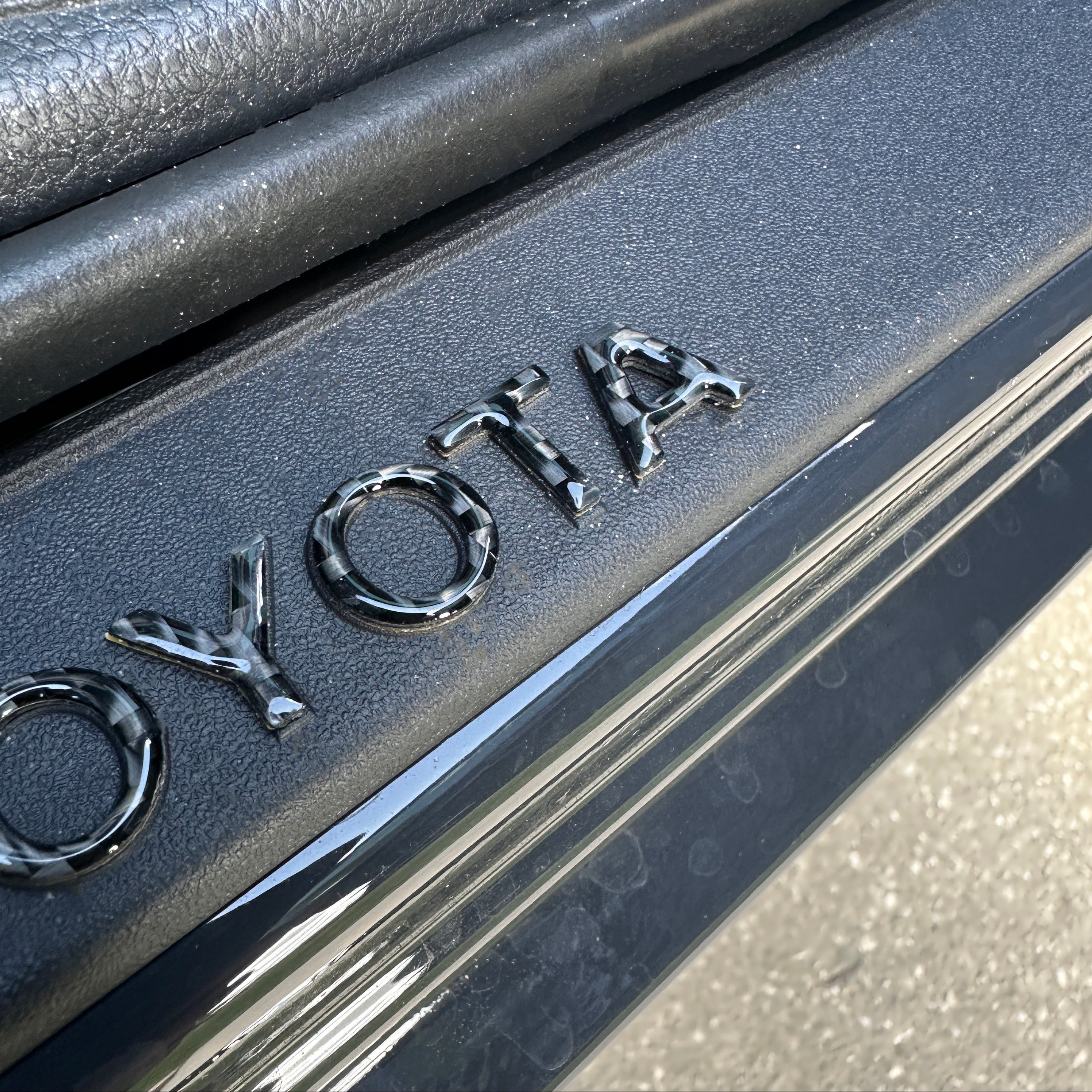 Door Sill Letter Overlays 4Runner (2025+)