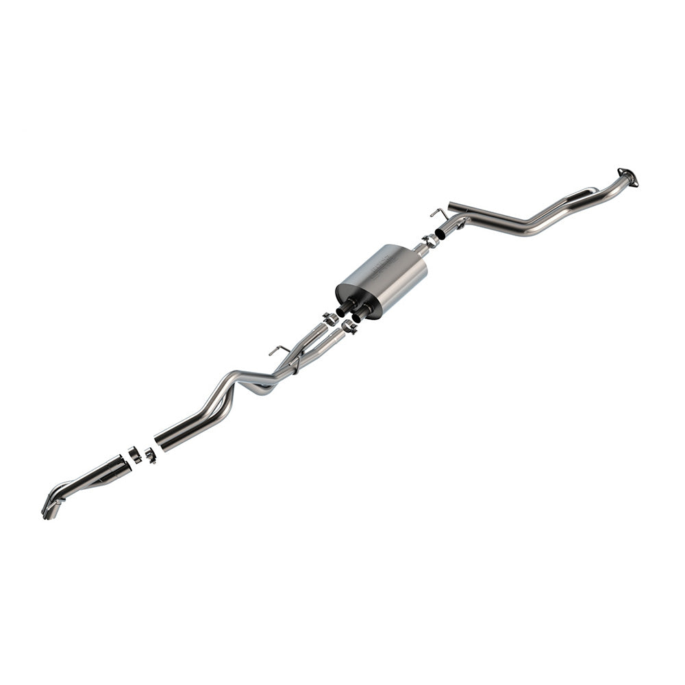 S-Type Cat-Back Turn Down Tail Pipe Exhaust System Tacoma (2024+)
