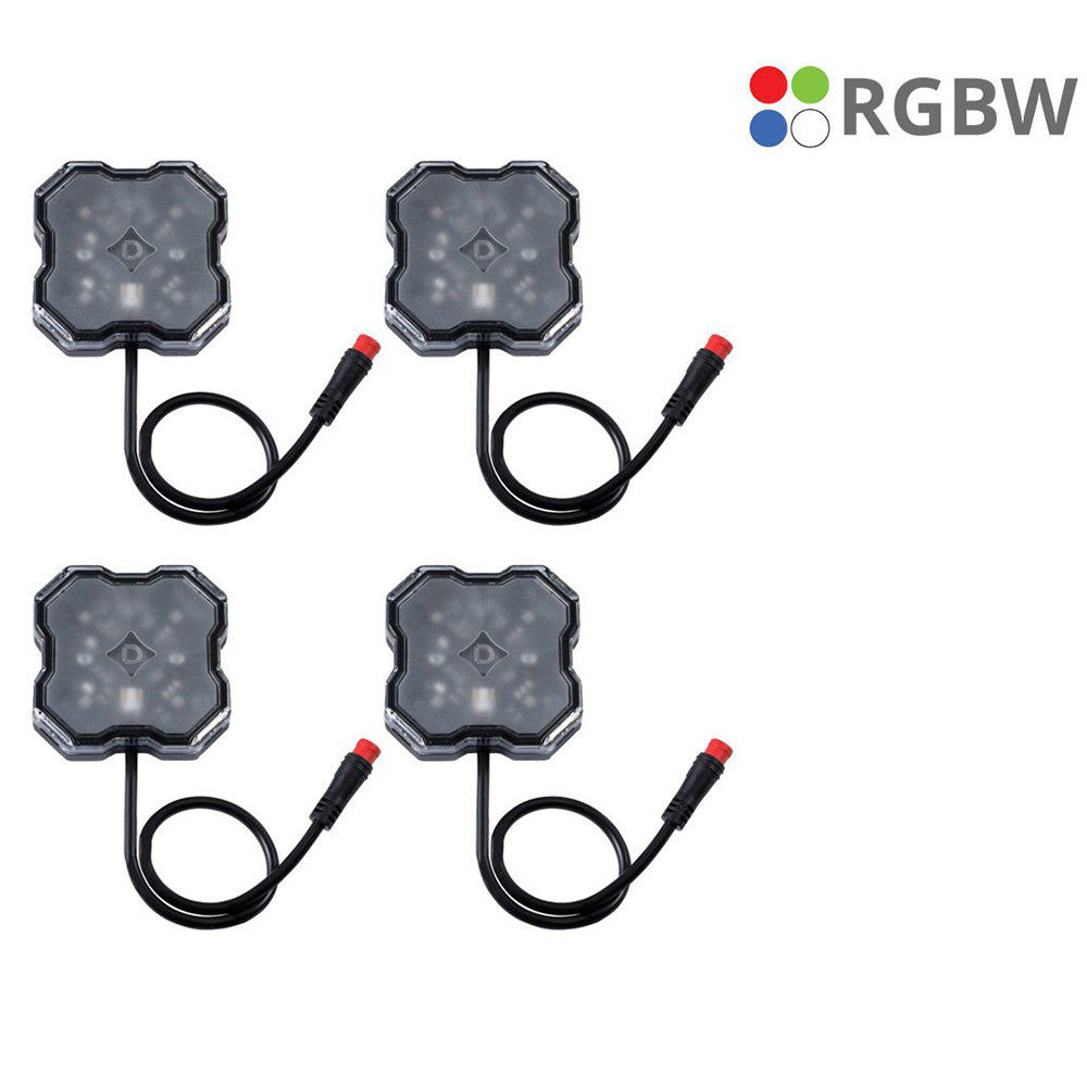 Stage Series LED Rock Light Kit Single-color & RGBW (4-Pack)