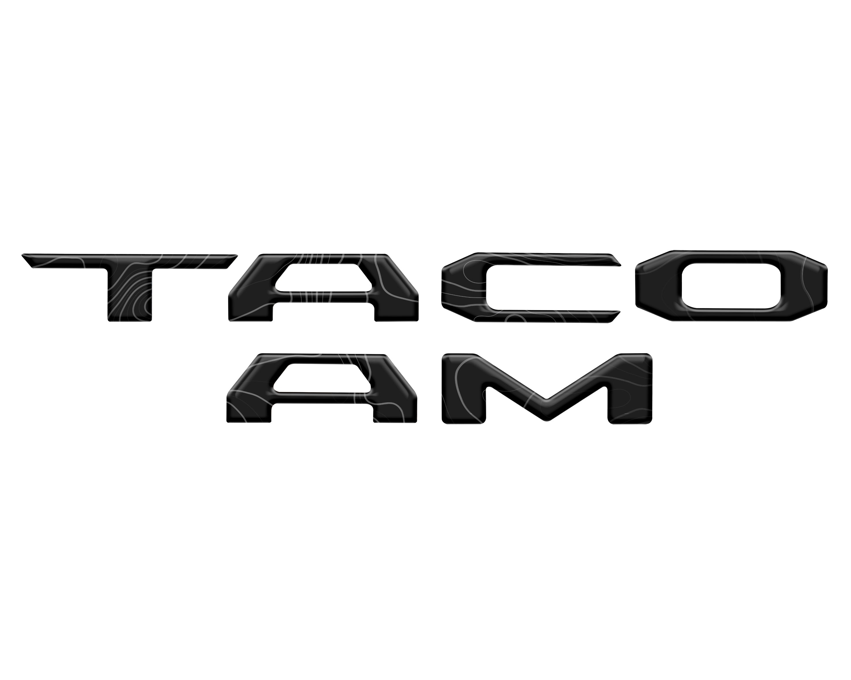 Tailgate Letter Inserts Tacoma (2016-2023)