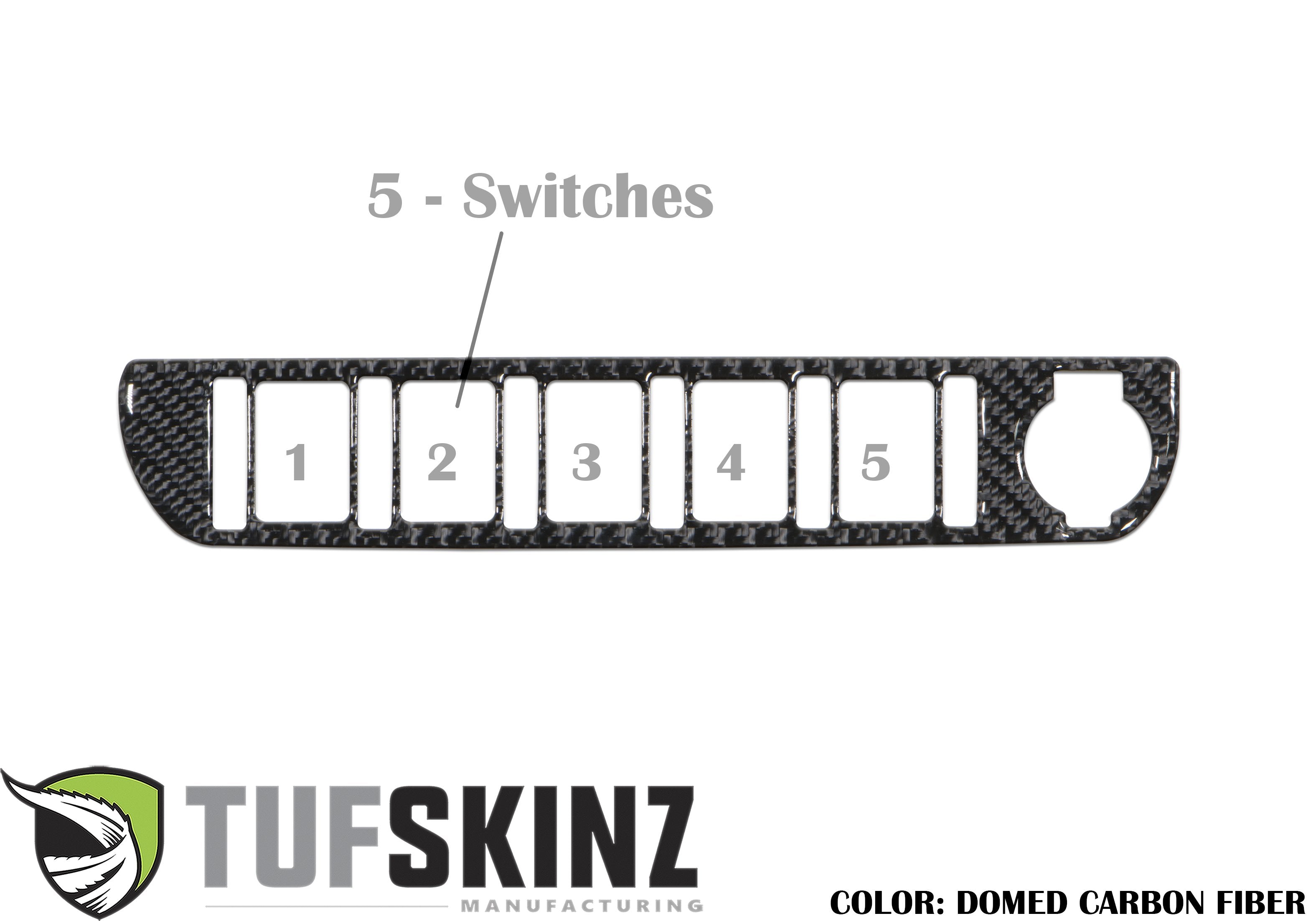 Center Dash Switch Panel Accent Overlay Tacoma (2016-2023)