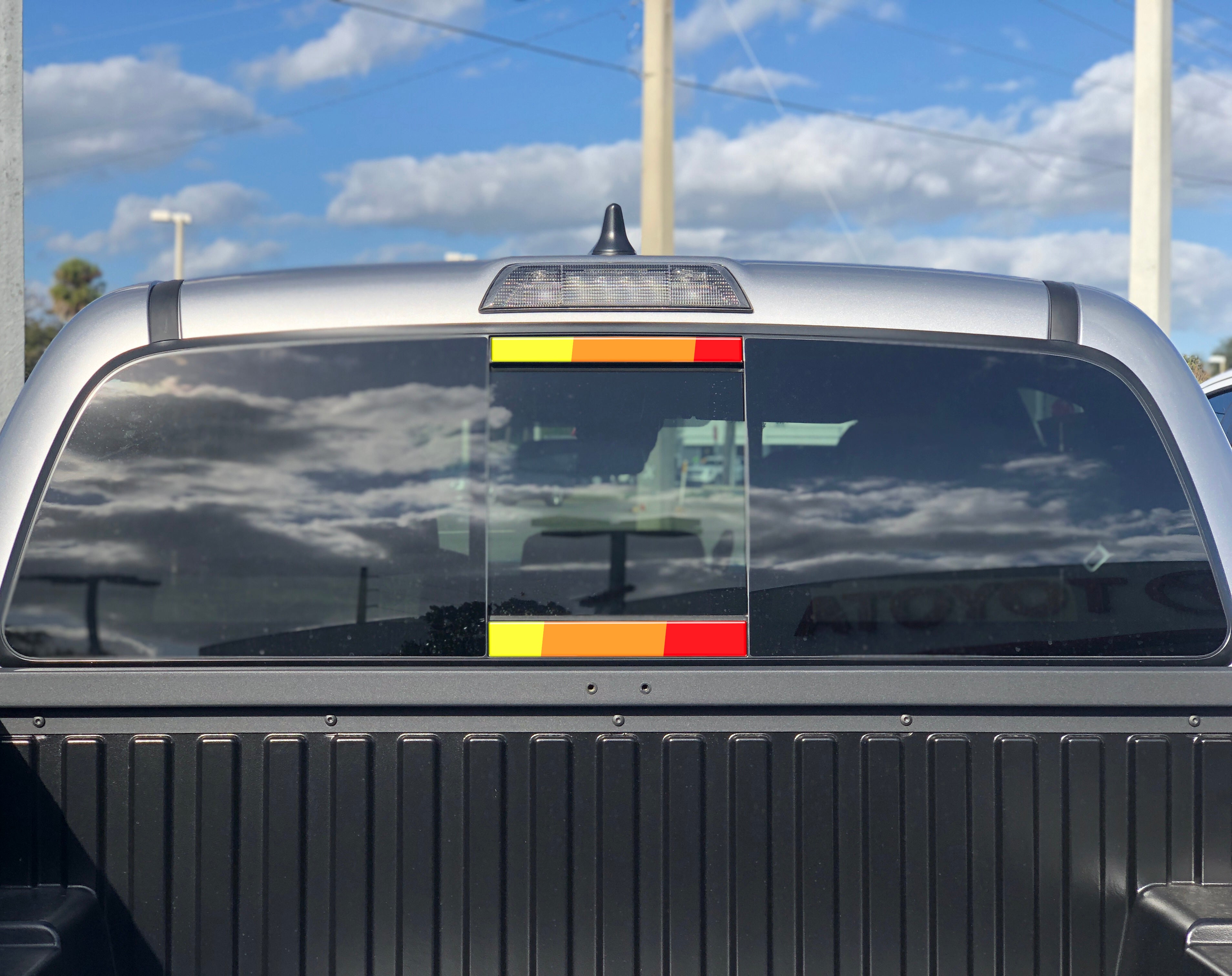 Rear Power Sliding Window Accent Overlays Tacoma (2016-2023)