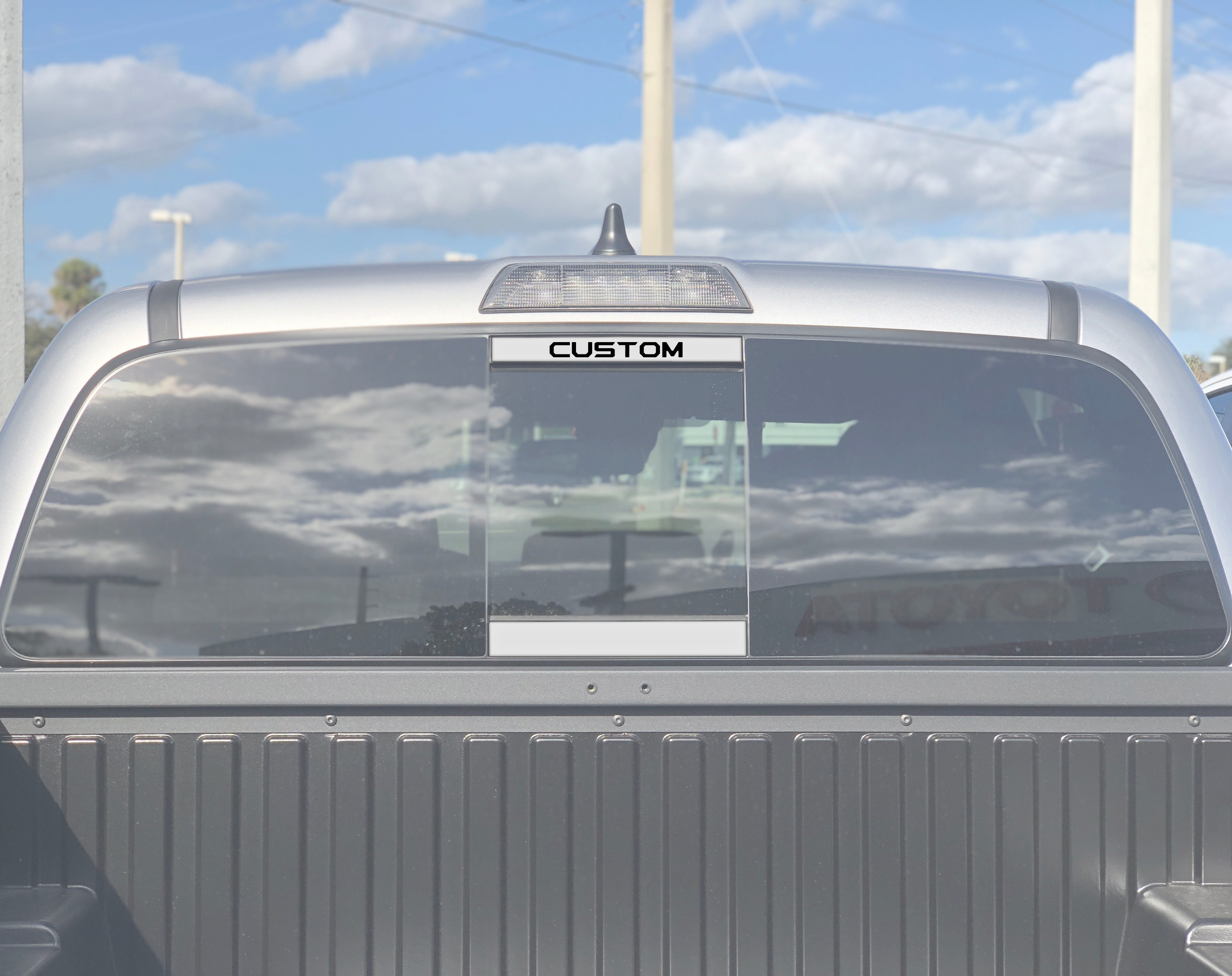 Rear Power Sliding Window Accent Overlays Tacoma (2016-2023)