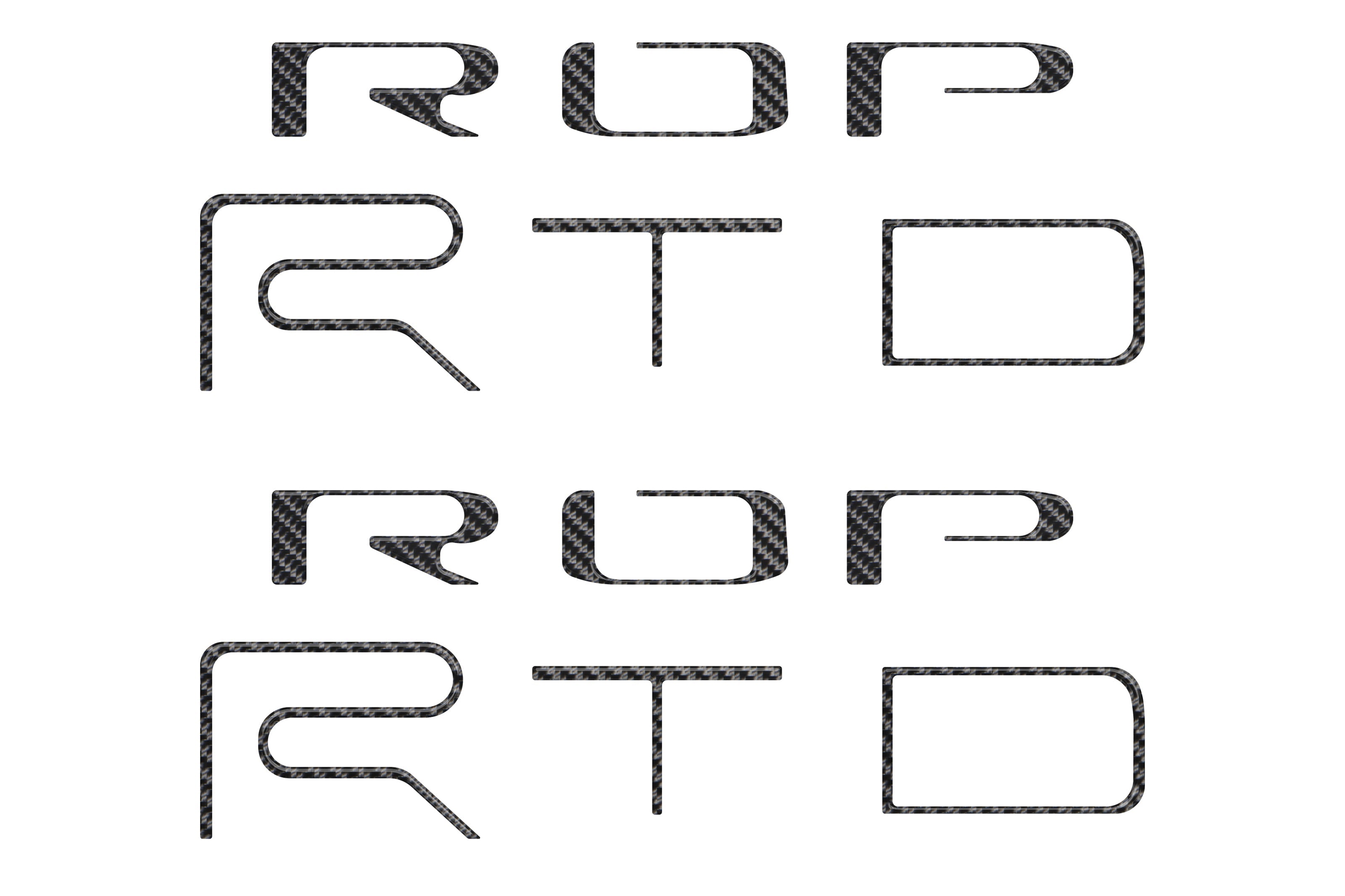 Bed Side Letter Inserts Tacoma (2022-2023)