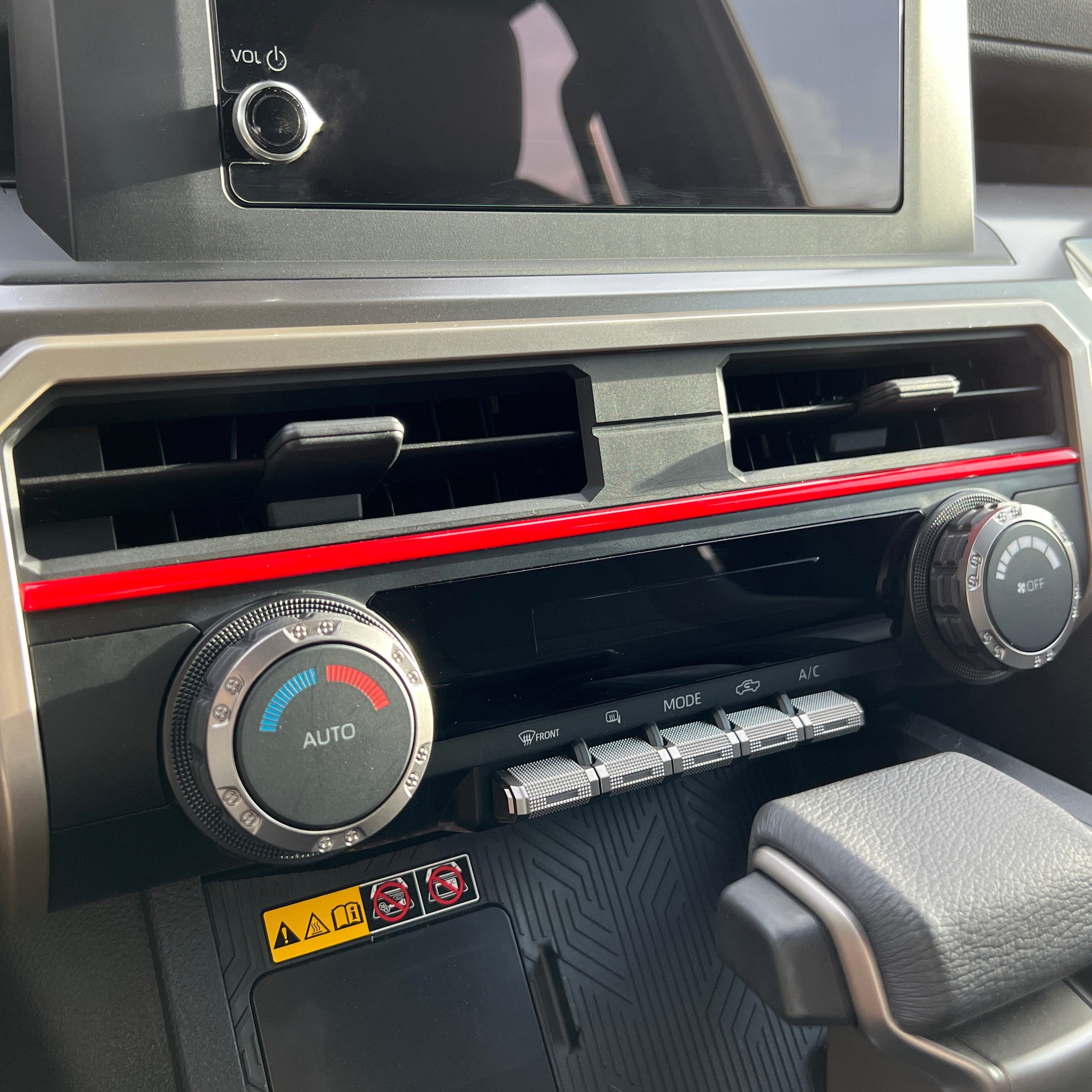 Strip Above Climate Control Accent Trim 4Runner (2025+) & Tacoma (2024+)
