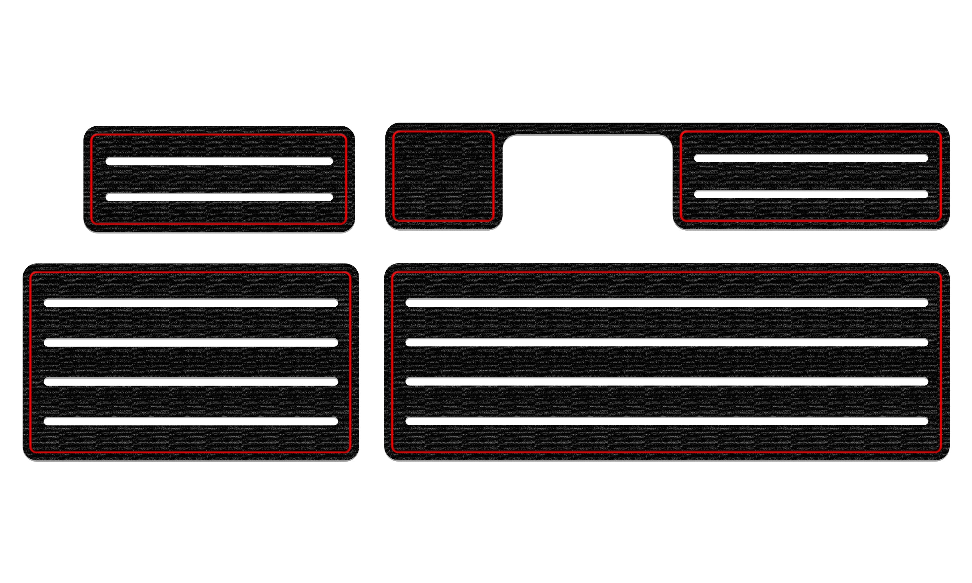 Back Side of Rear Seat Foam Inserts Tacoma (2016-2023)