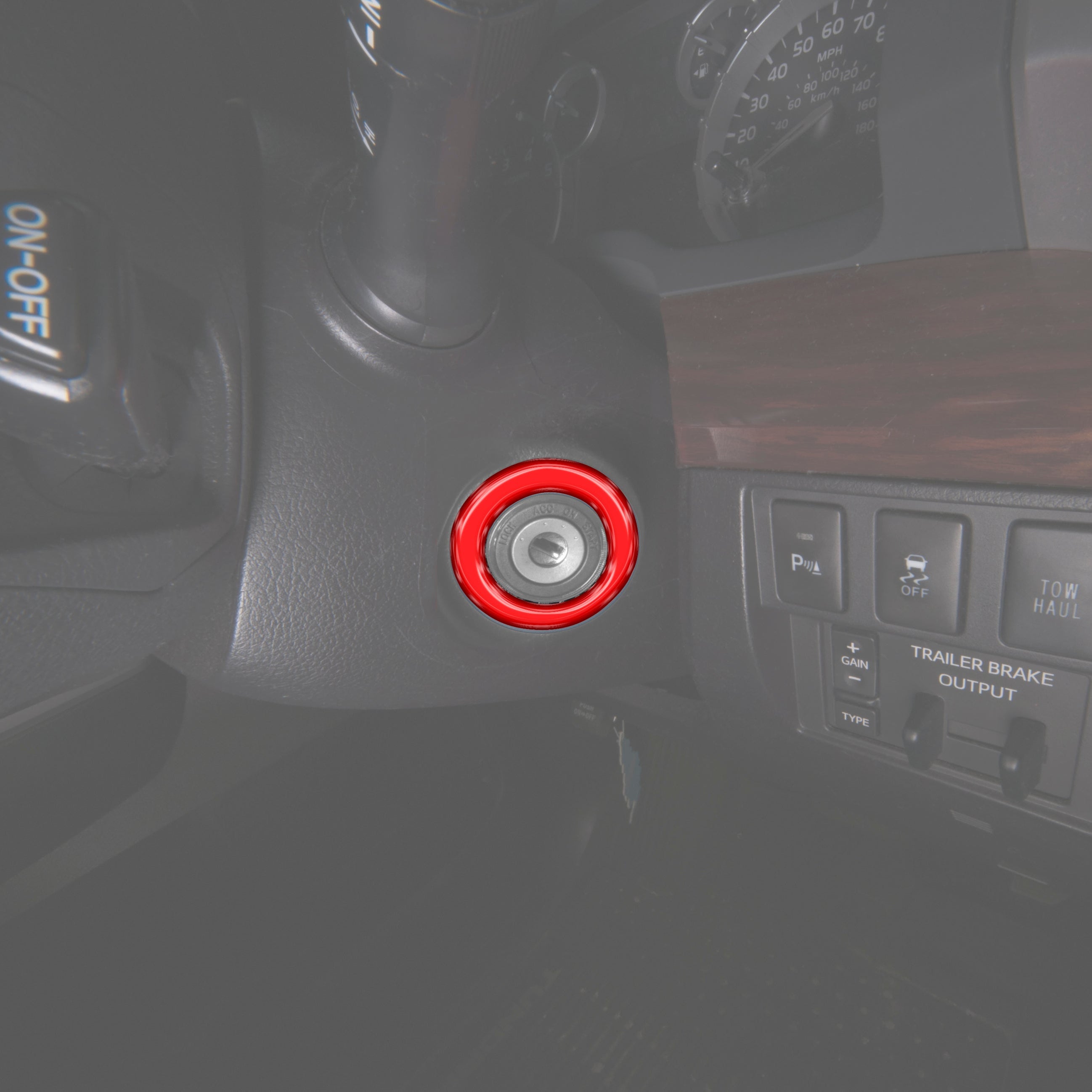 Key Ignition Accent Overlay Tacoma (2016-2023)