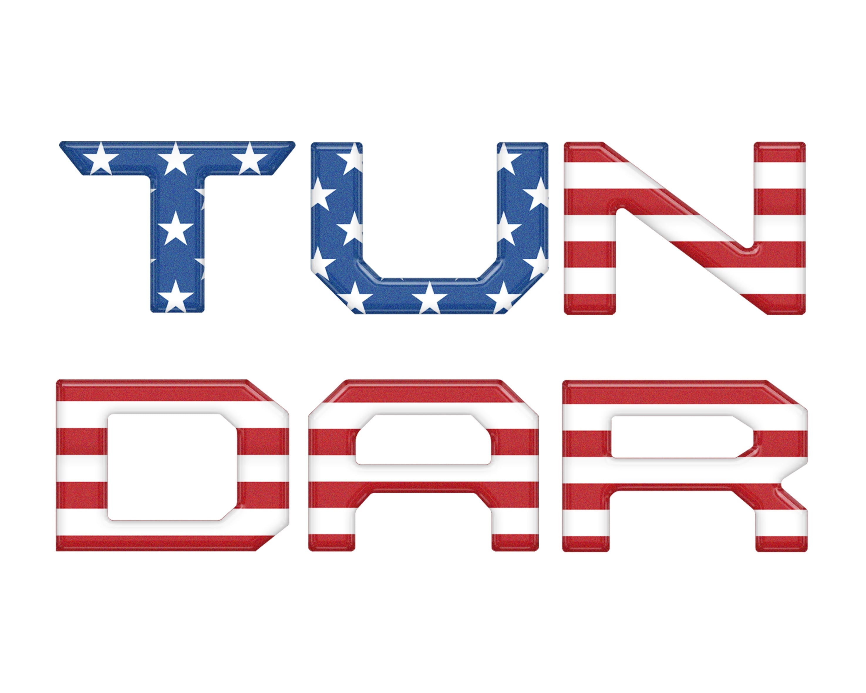 Lower Grille Letter Inserts Tundra (2022+)