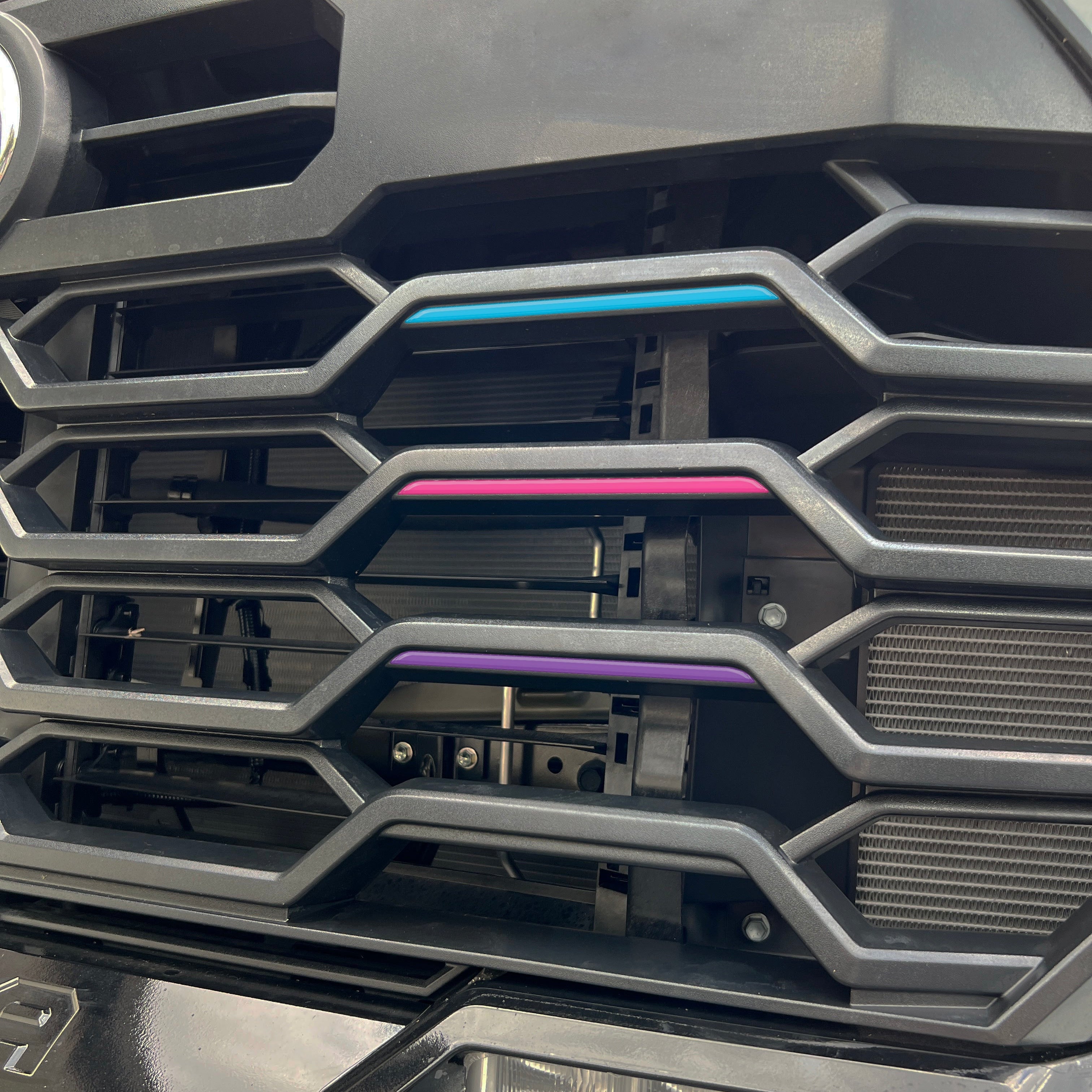 TRD Grille TRI-Color Line Inserts Tundra (2022+) & Sequoia (2023+)
