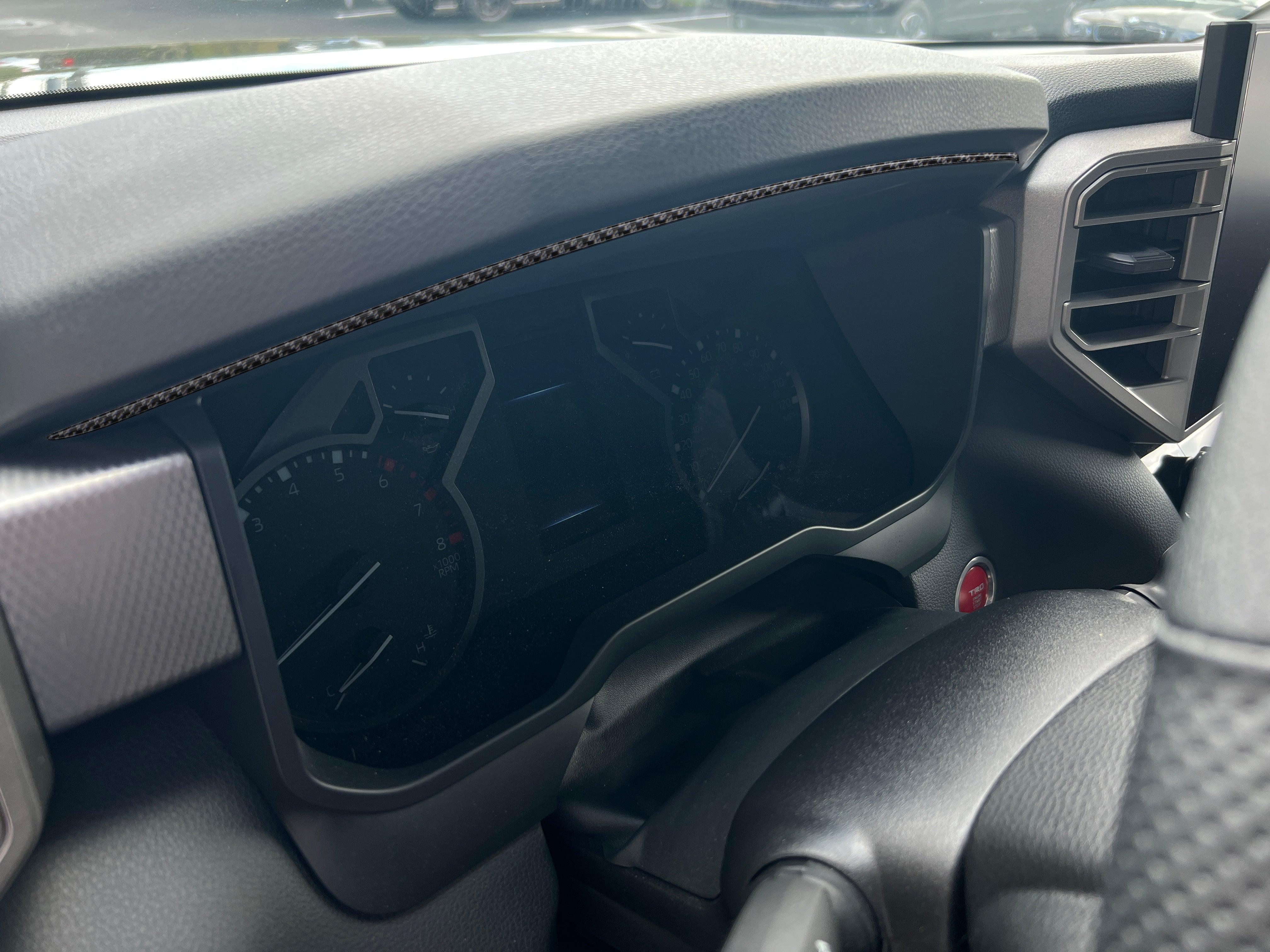 Upper Instrument Gauge Cluster Accent Trim Tundra (2022+) & Sequoia (2023+)