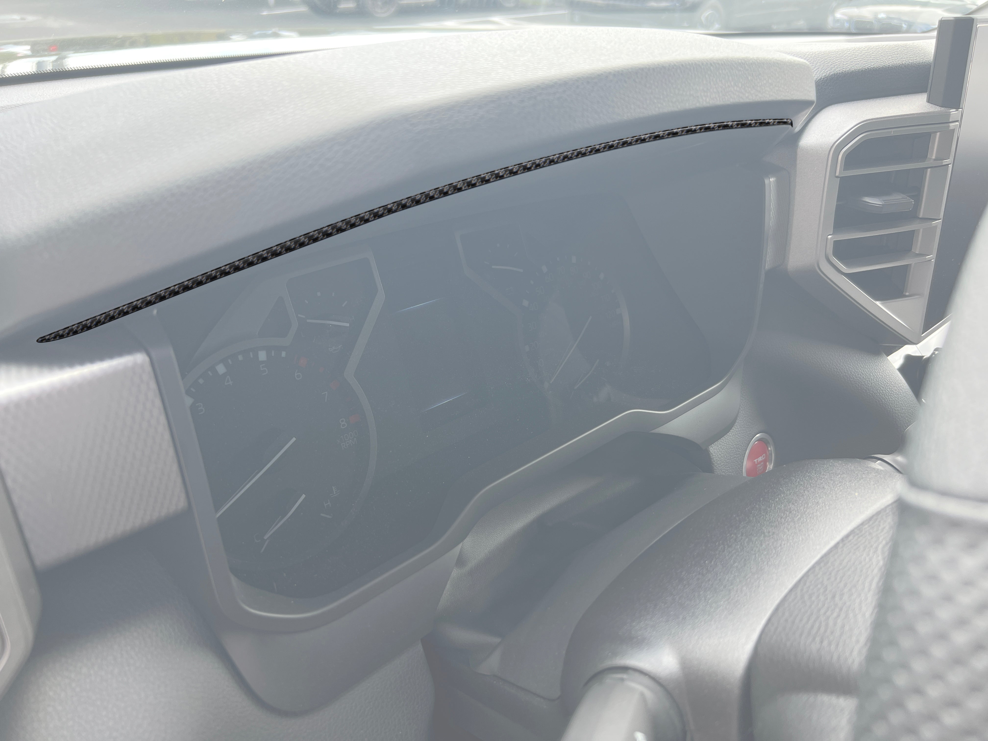 Upper Instrument Gauge Cluster Accent Trim Tundra (2022+) & Sequoia (2023+)