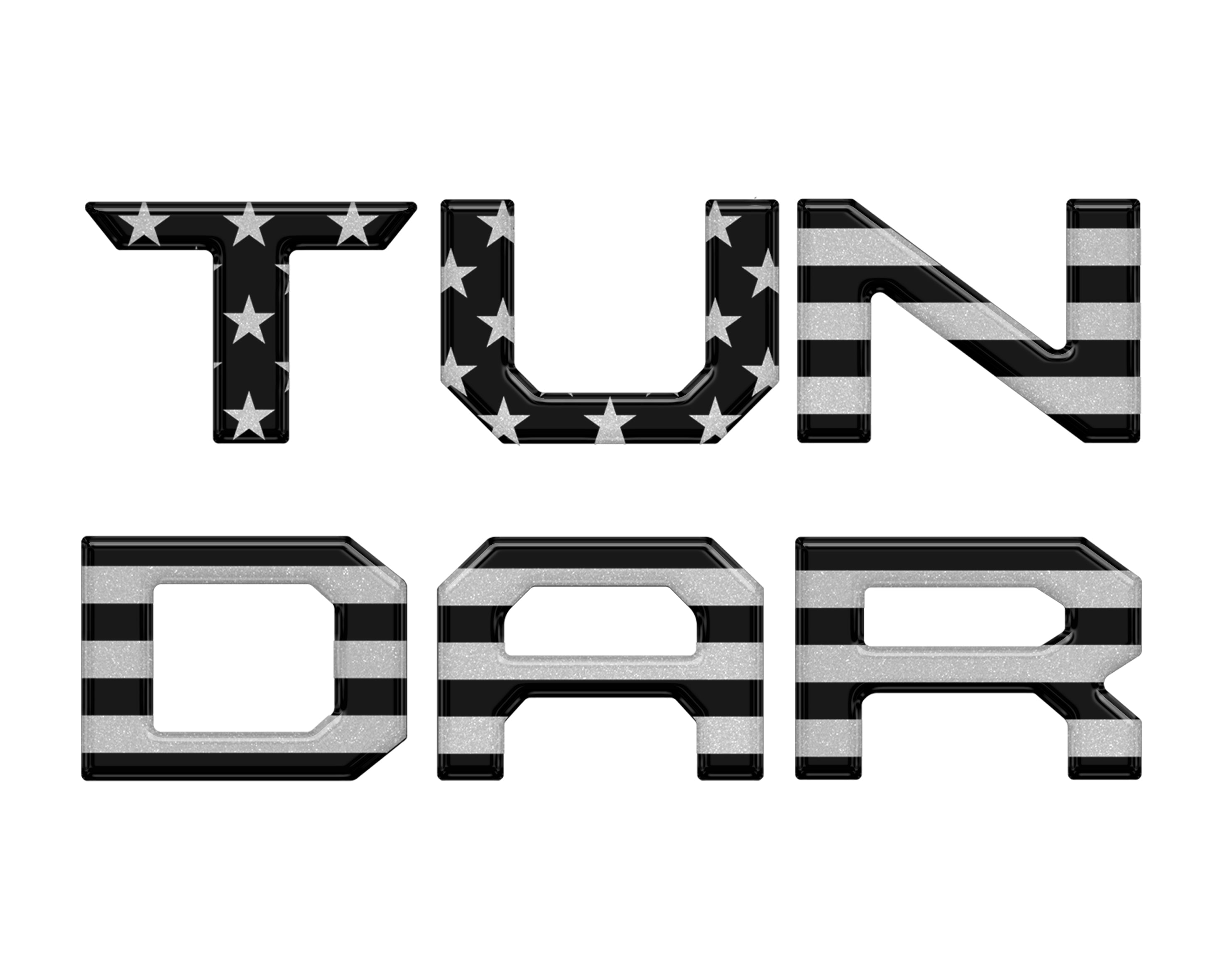 Tailgate Letter Inserts Tundra (2022+)