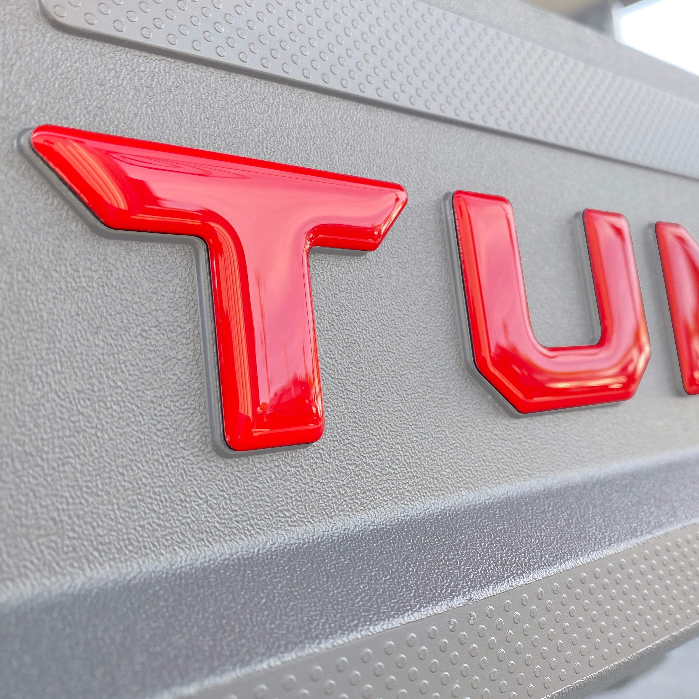 Bed Rail Tailgate Letter Overlays Tundra (2022+)