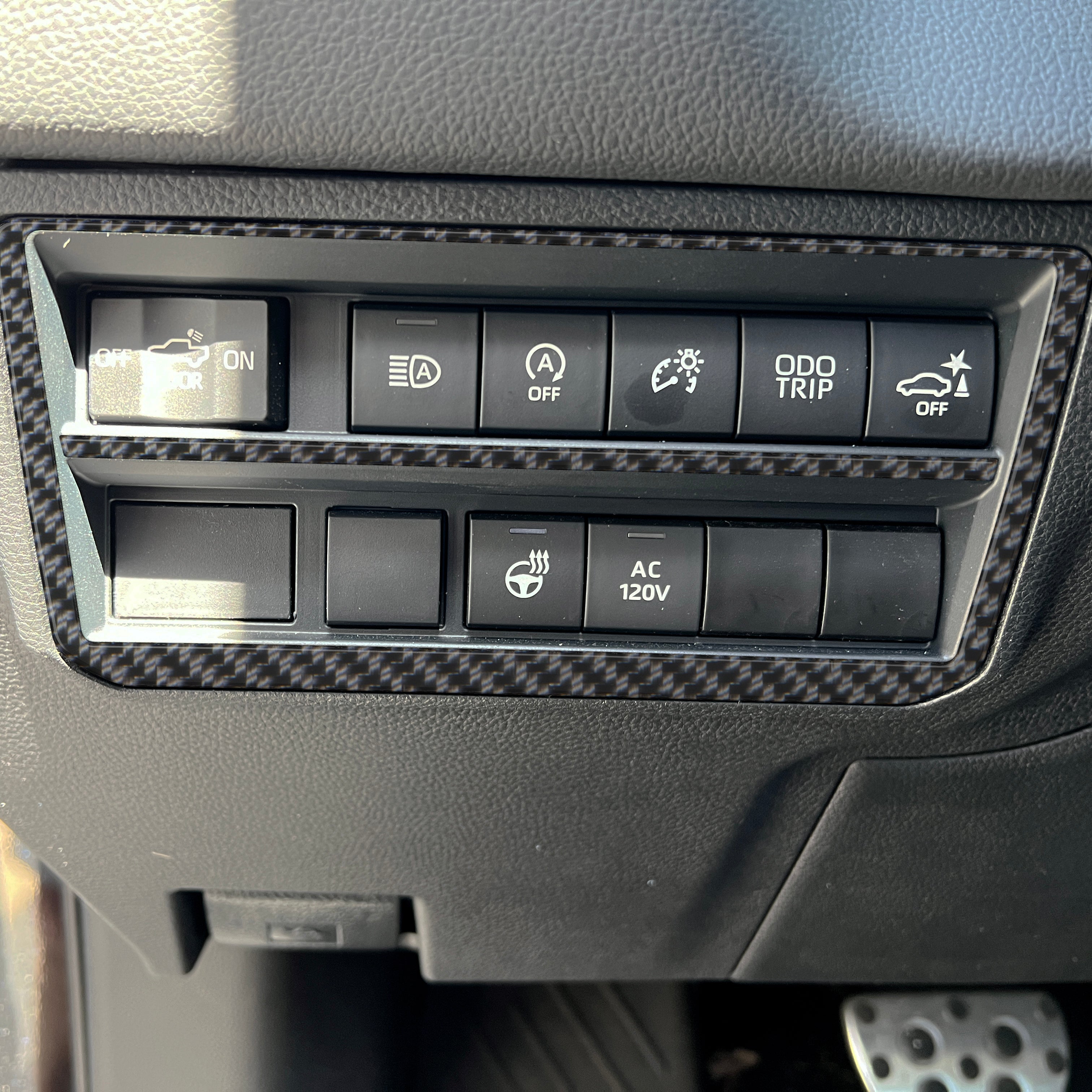 Dim Switch Panel Accent Overlays Tundra (2022+) & Sequoia (2023+)