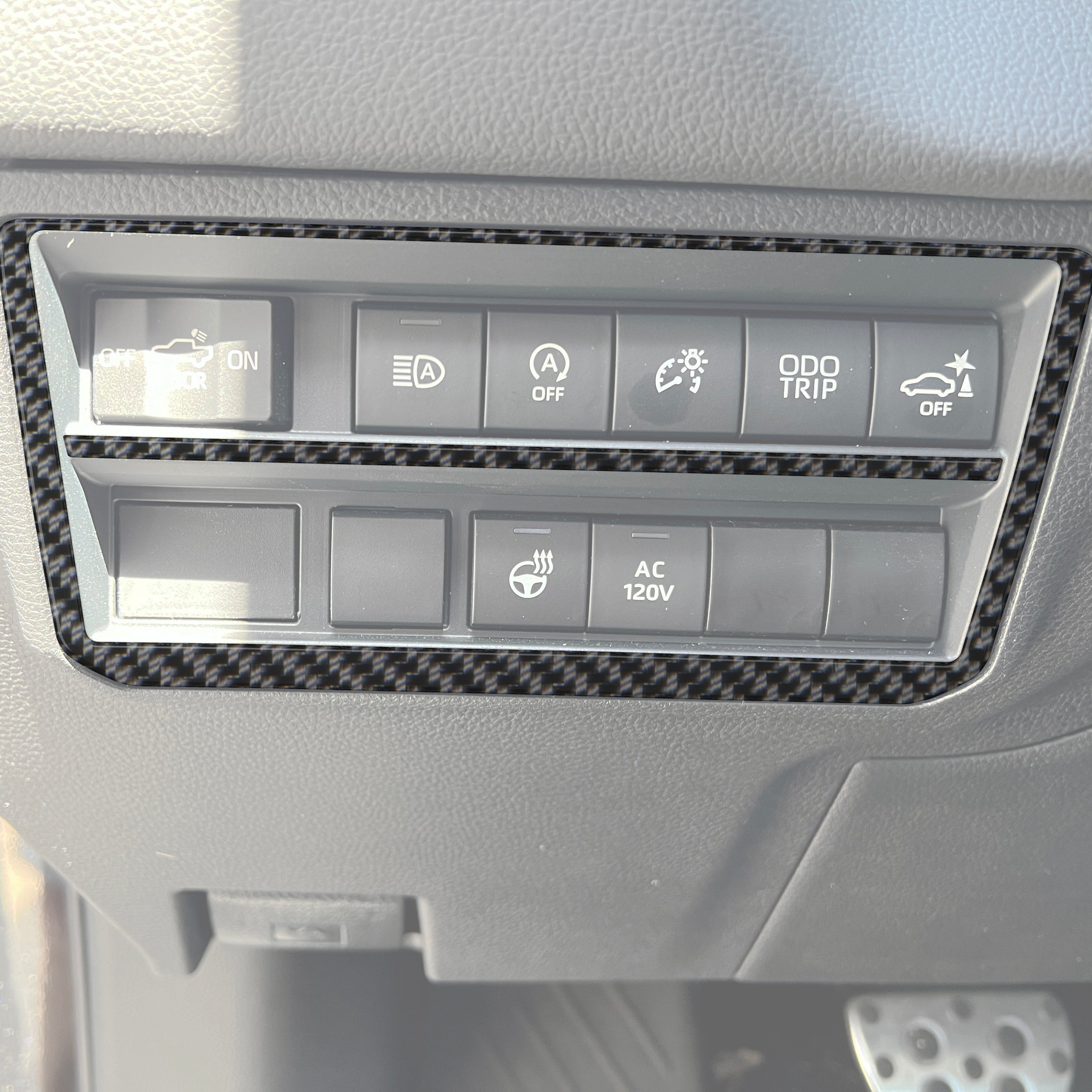 Dim Switch Panel Accent Overlays Tundra (2022+) & Sequoia (2023+)