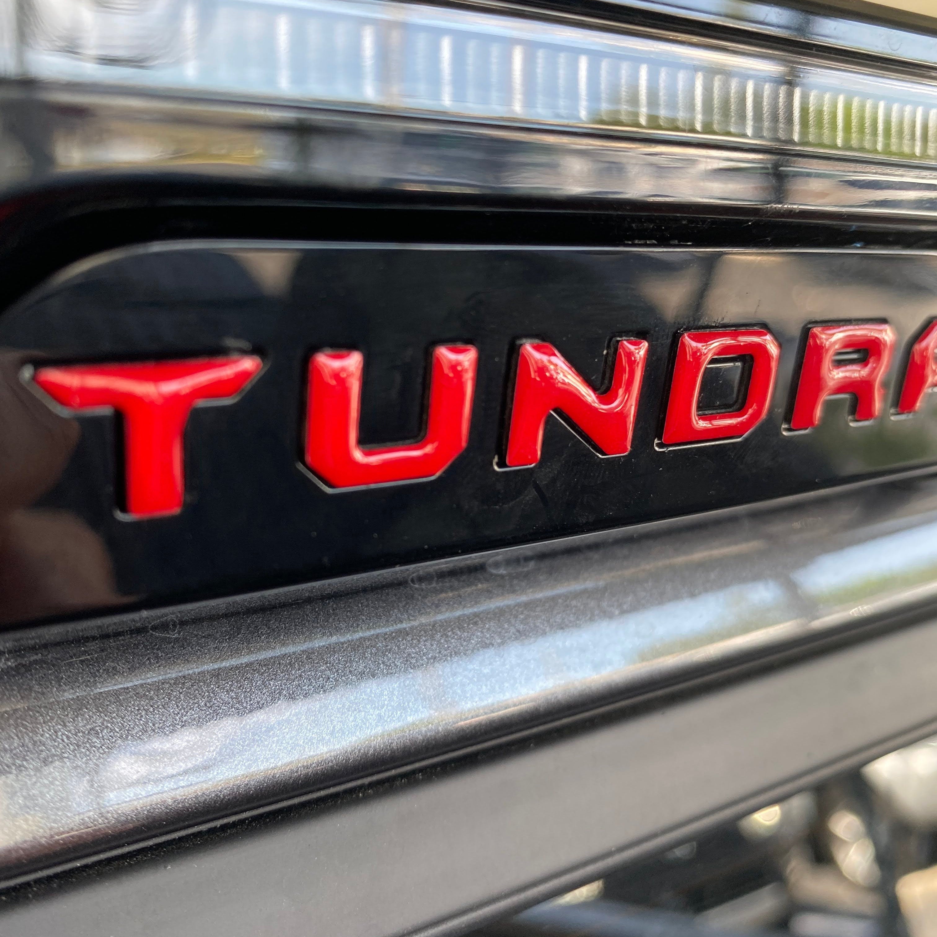 3RD Brakelight Letter Inserts Tundra (2022+)