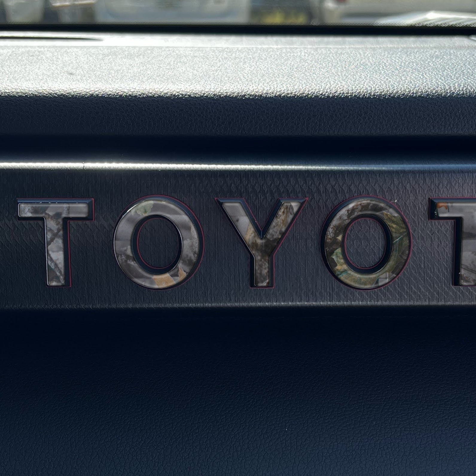 TRD Pro Glovebox Letter Overlays Tundra (2022+) & Sequoia (2023+)