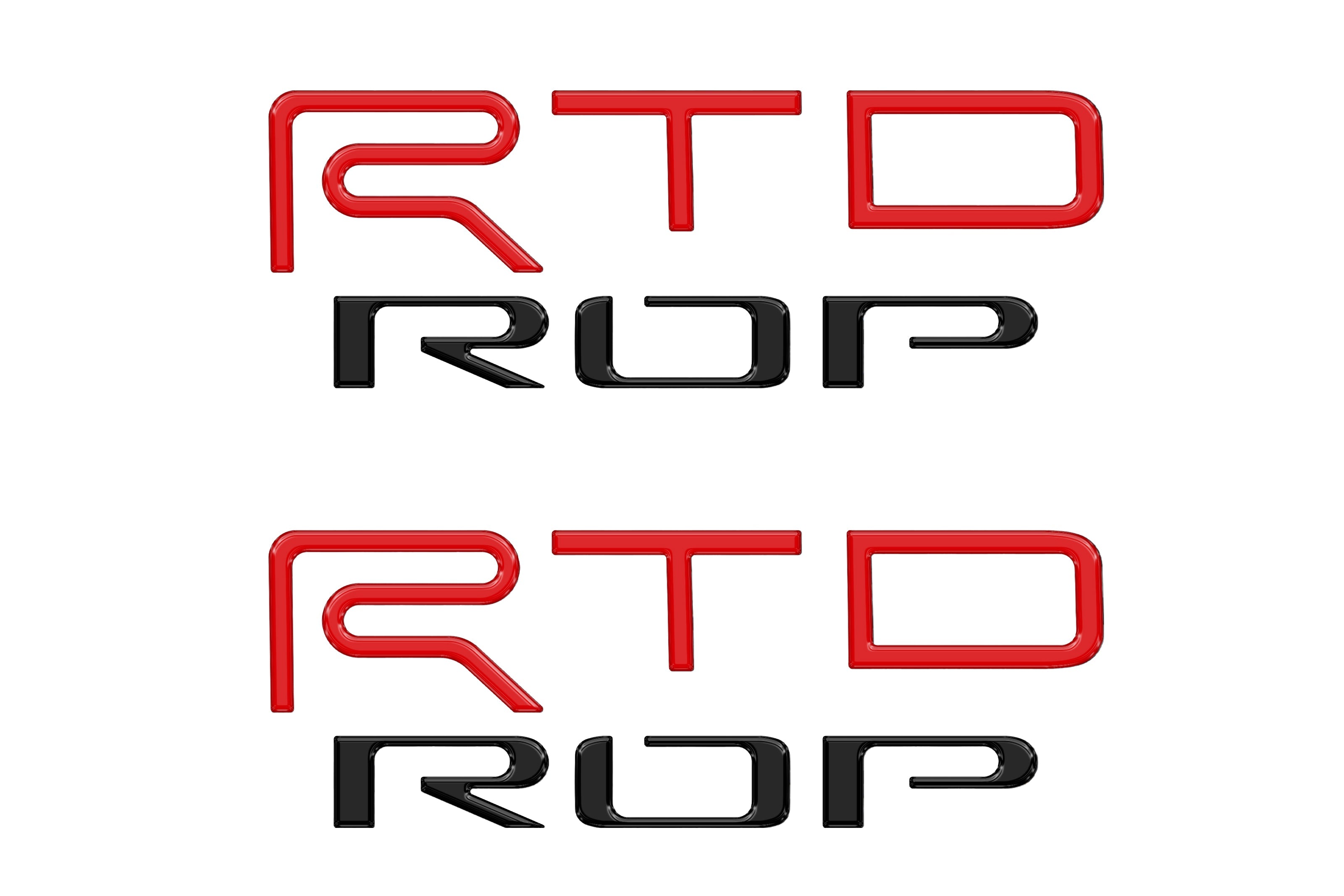 Hood Louver Letter Overlays Tundra (2022+)