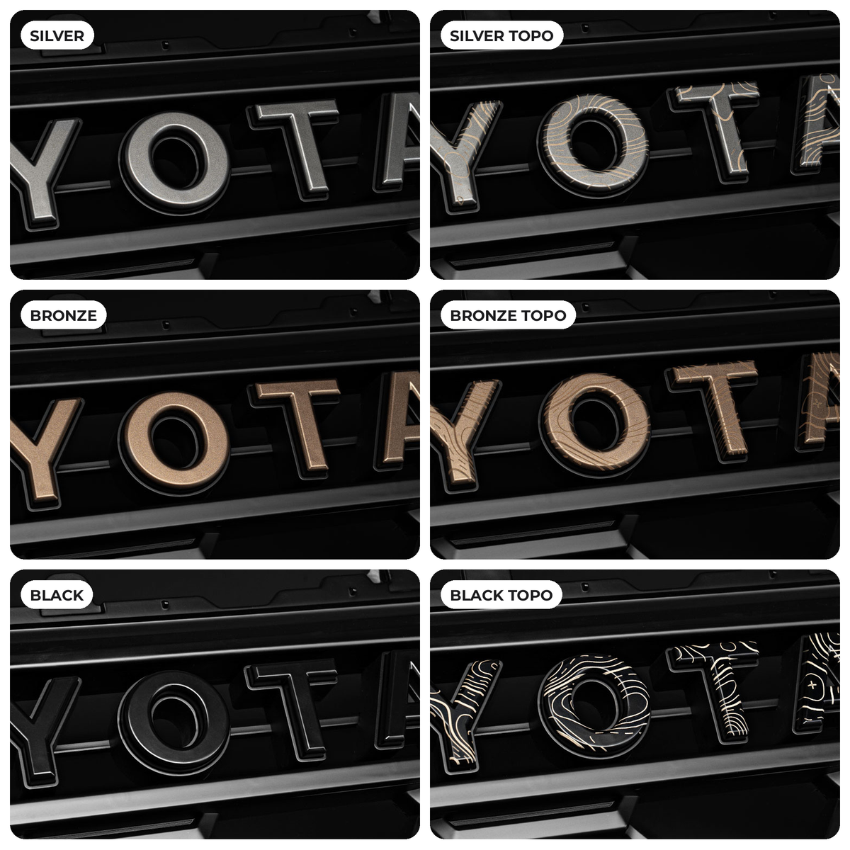 Pro Grille Letters Tacoma (2024+)