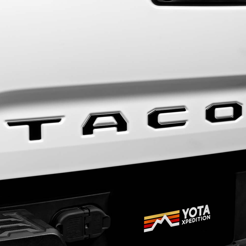 Tailgate Letter Inserts Tacoma (2024+)