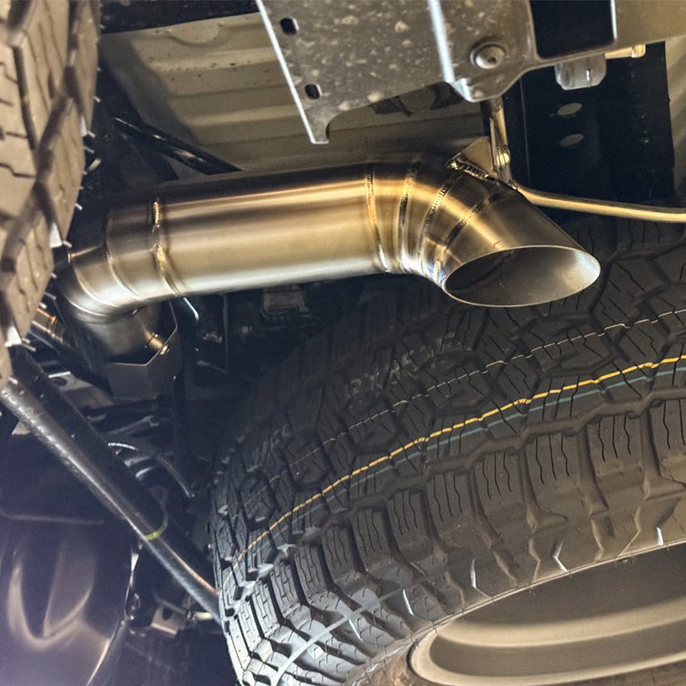 Titanium Axle Dump Exhaust Tip Land Cruiser (2024+)
