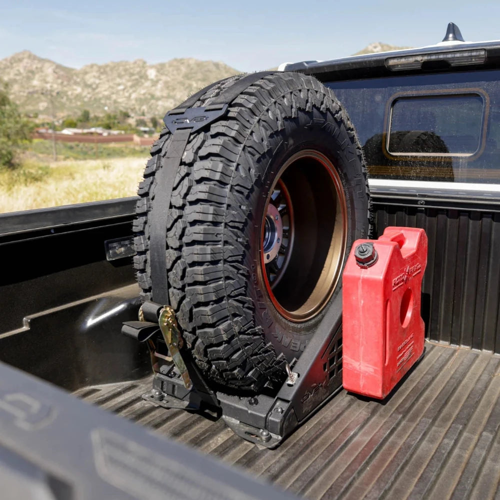 Universal Truck Bed Universal Tire Carrier & Accessory Mount