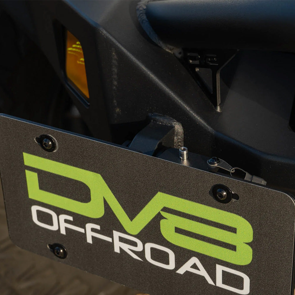 Universal Quick Release D-Ring License Plate Mount