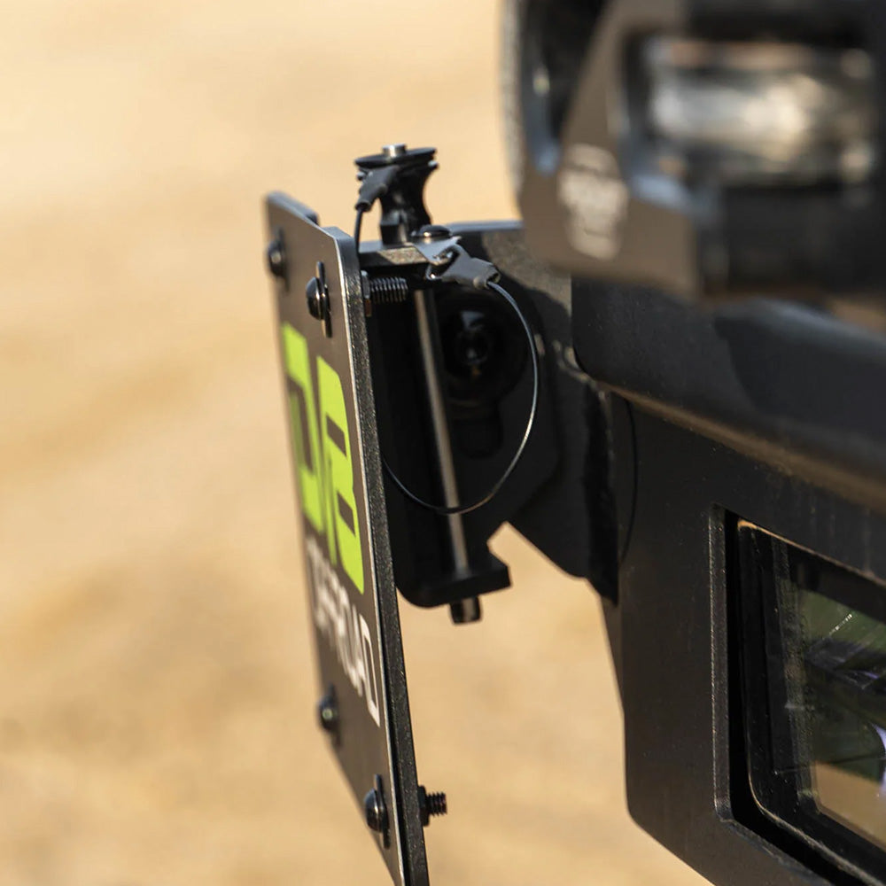 Universal Quick Release D-Ring License Plate Mount